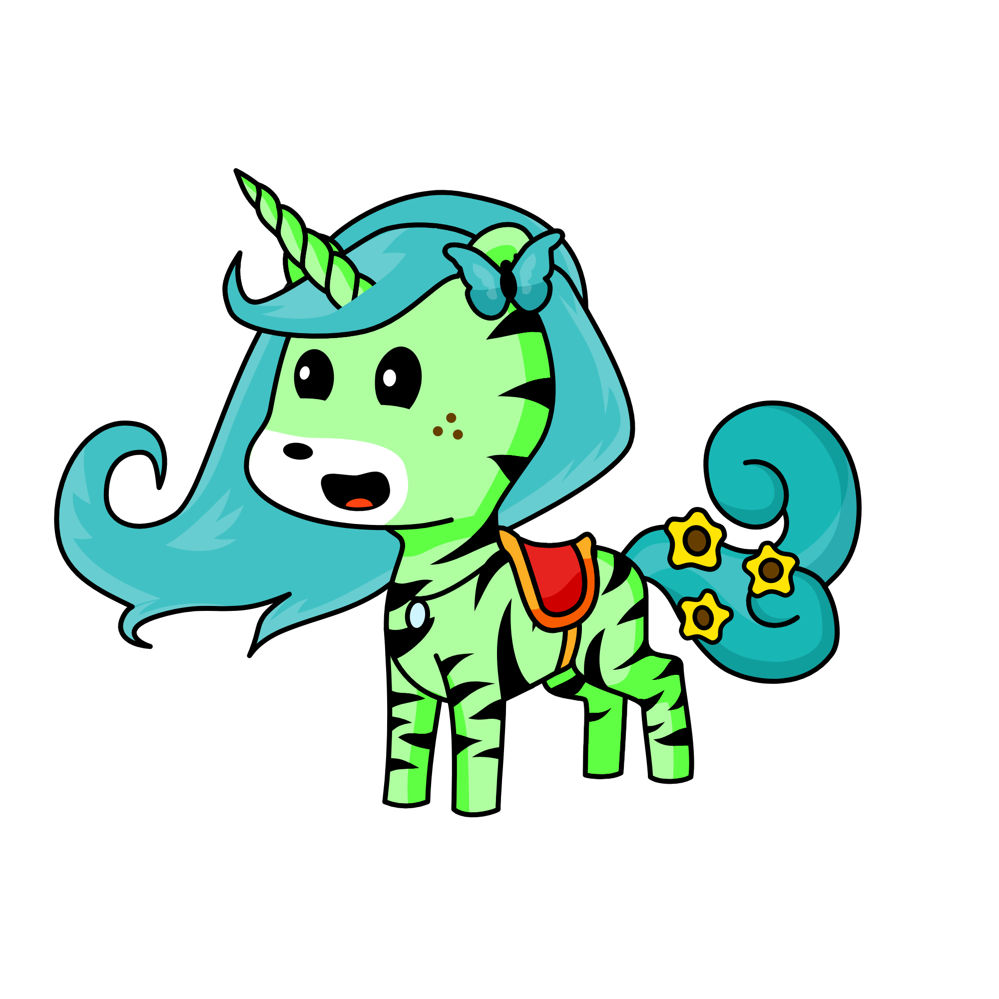 Glitsa, the unicorn