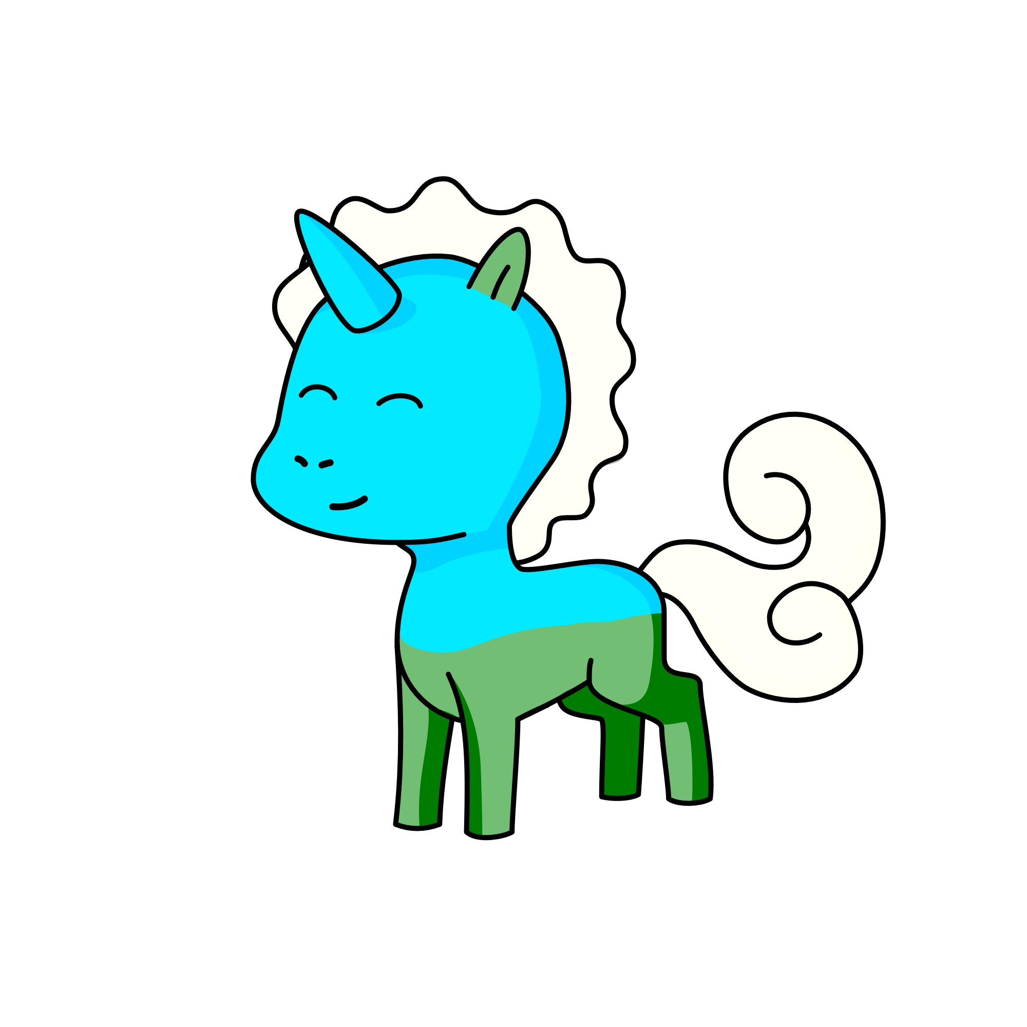 InvisibleCorn, the unicorn