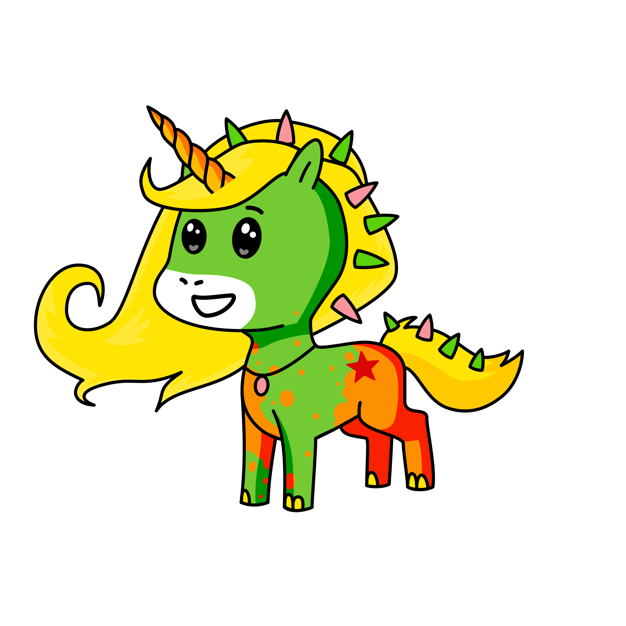 Painty, the unicorn