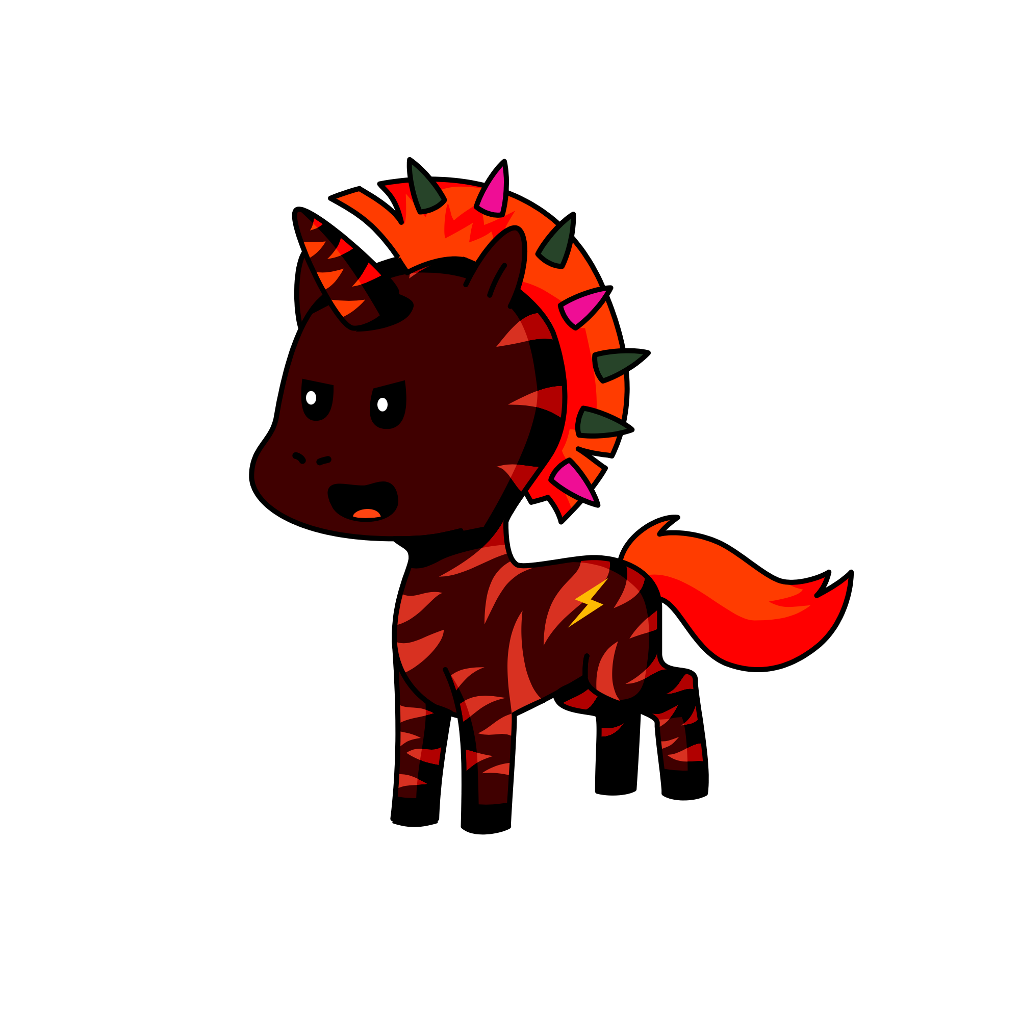 Evil, the unicorn