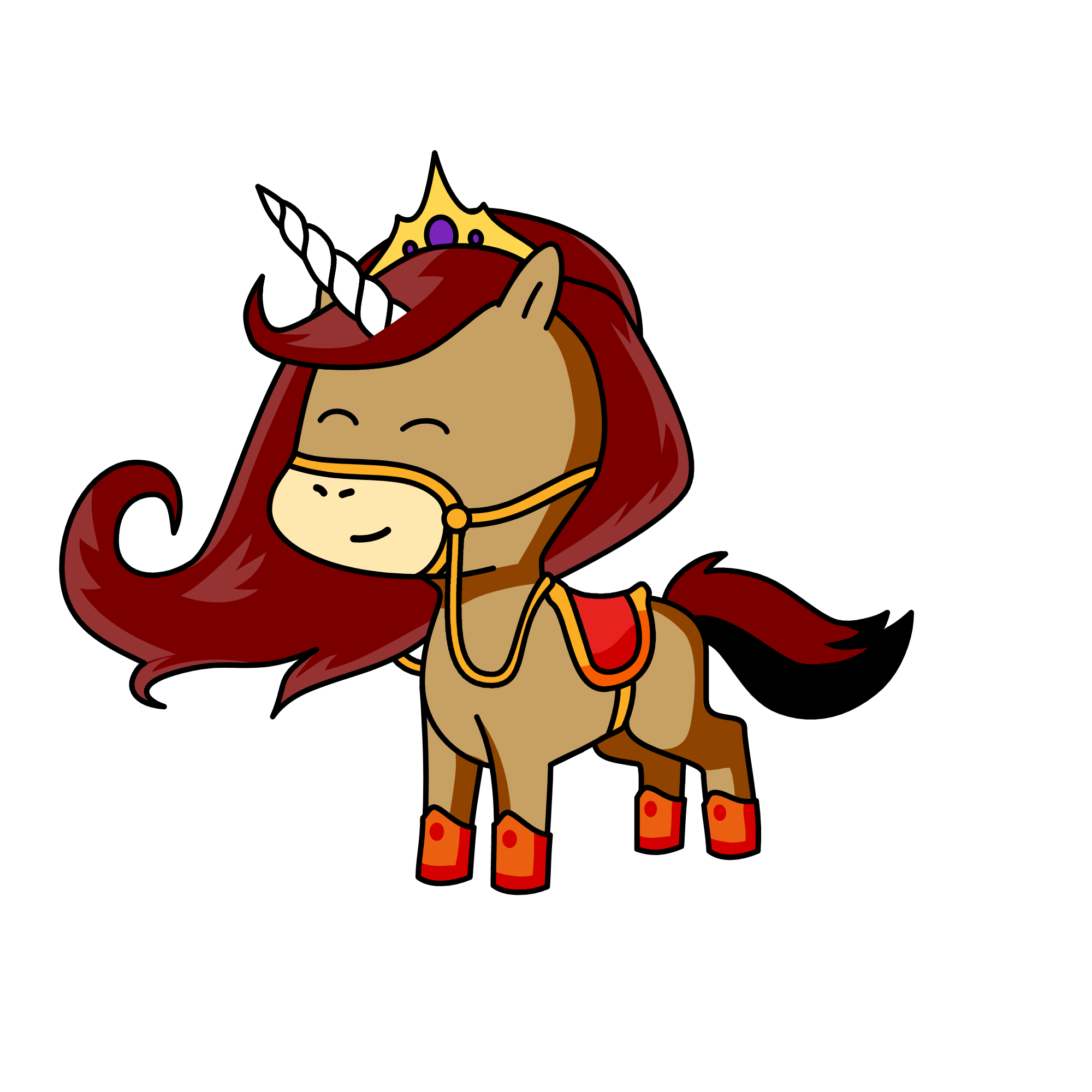 Velvet, the unicorn