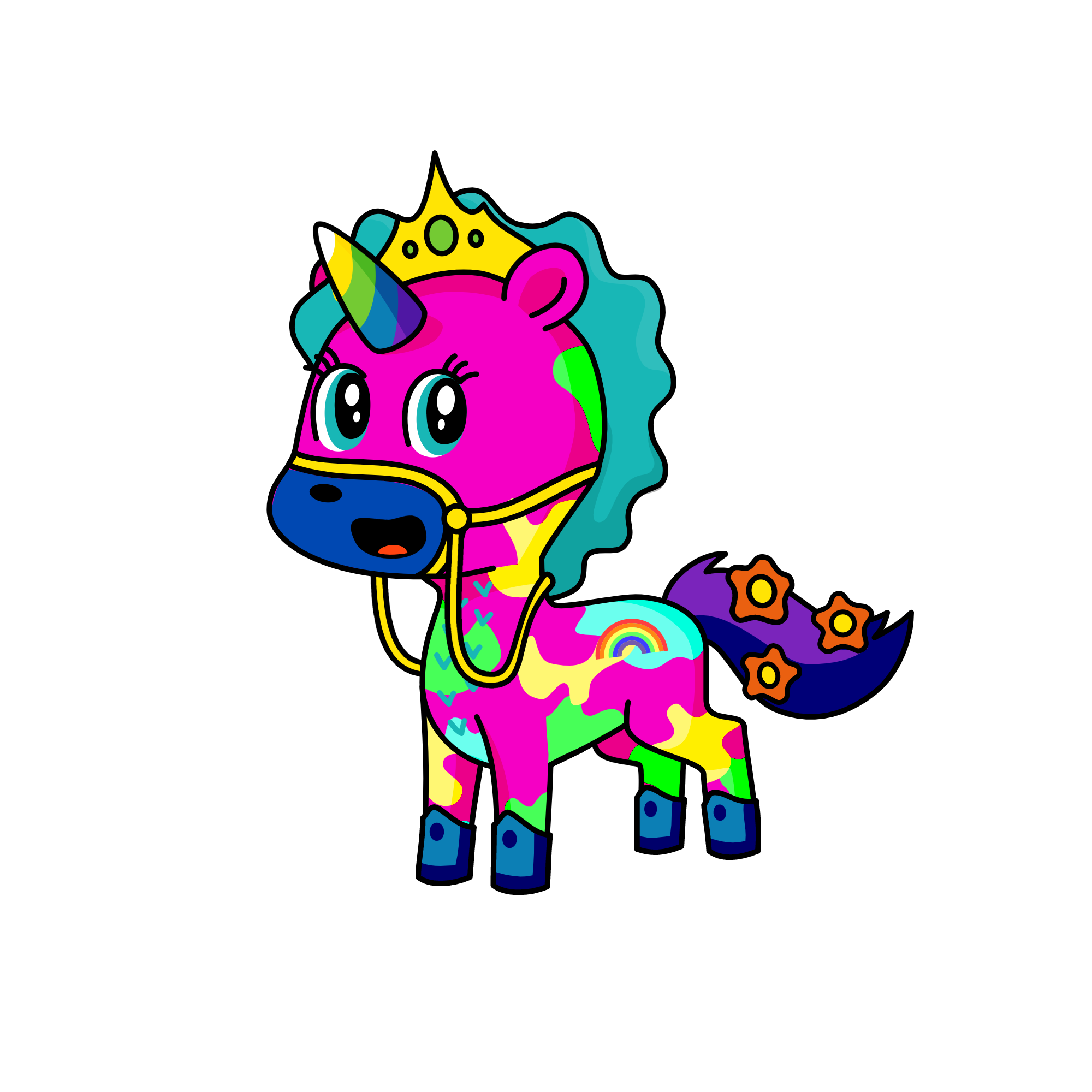 Cupcake, the unicorn