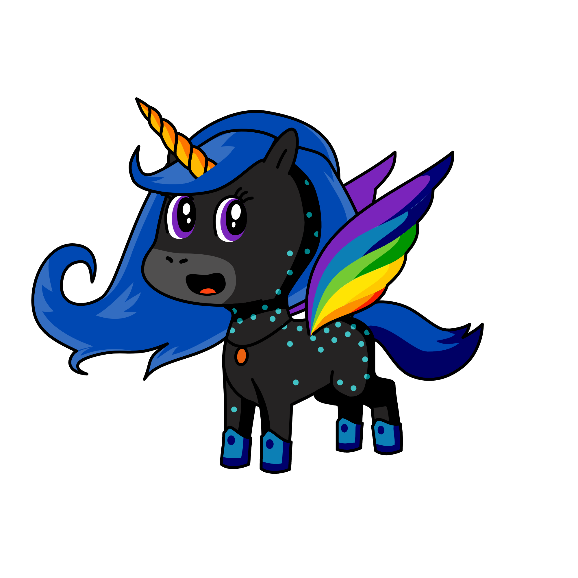 Night Sun, the unicorn