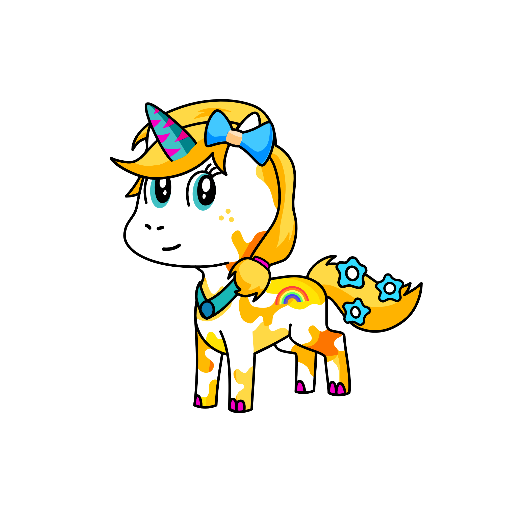 Sandy, the unicorn