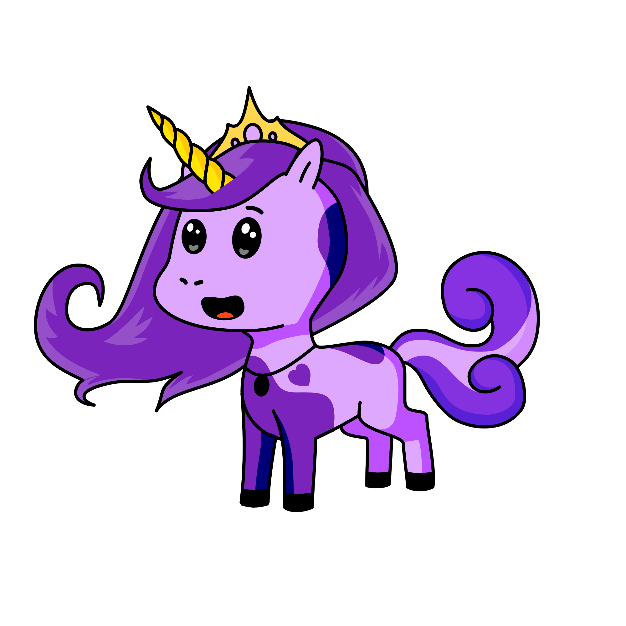 QUEEN KLARA , the unicorn