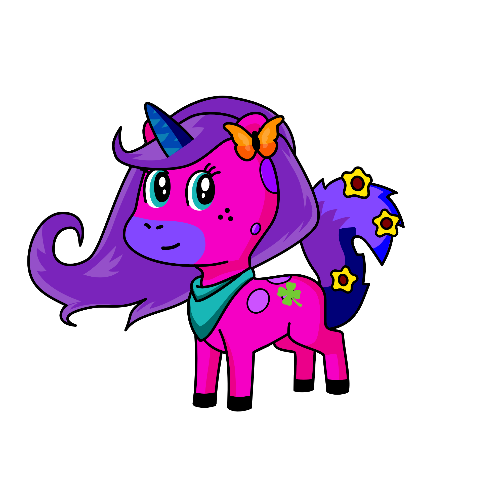 Foxy, the unicorn