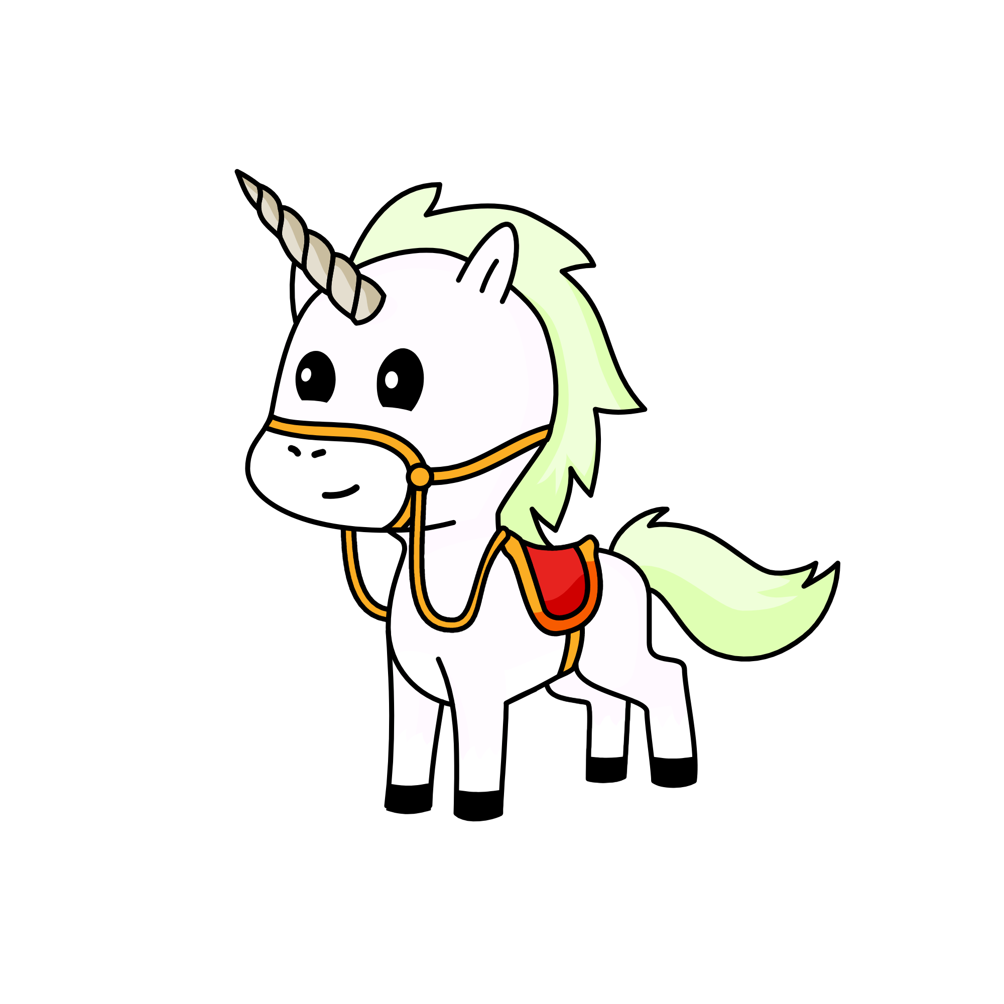 mr blue, the unicorn