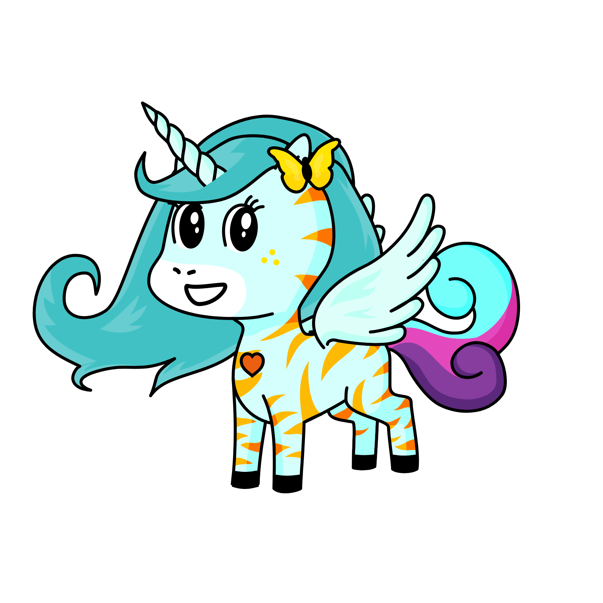 Misty, the unicorn