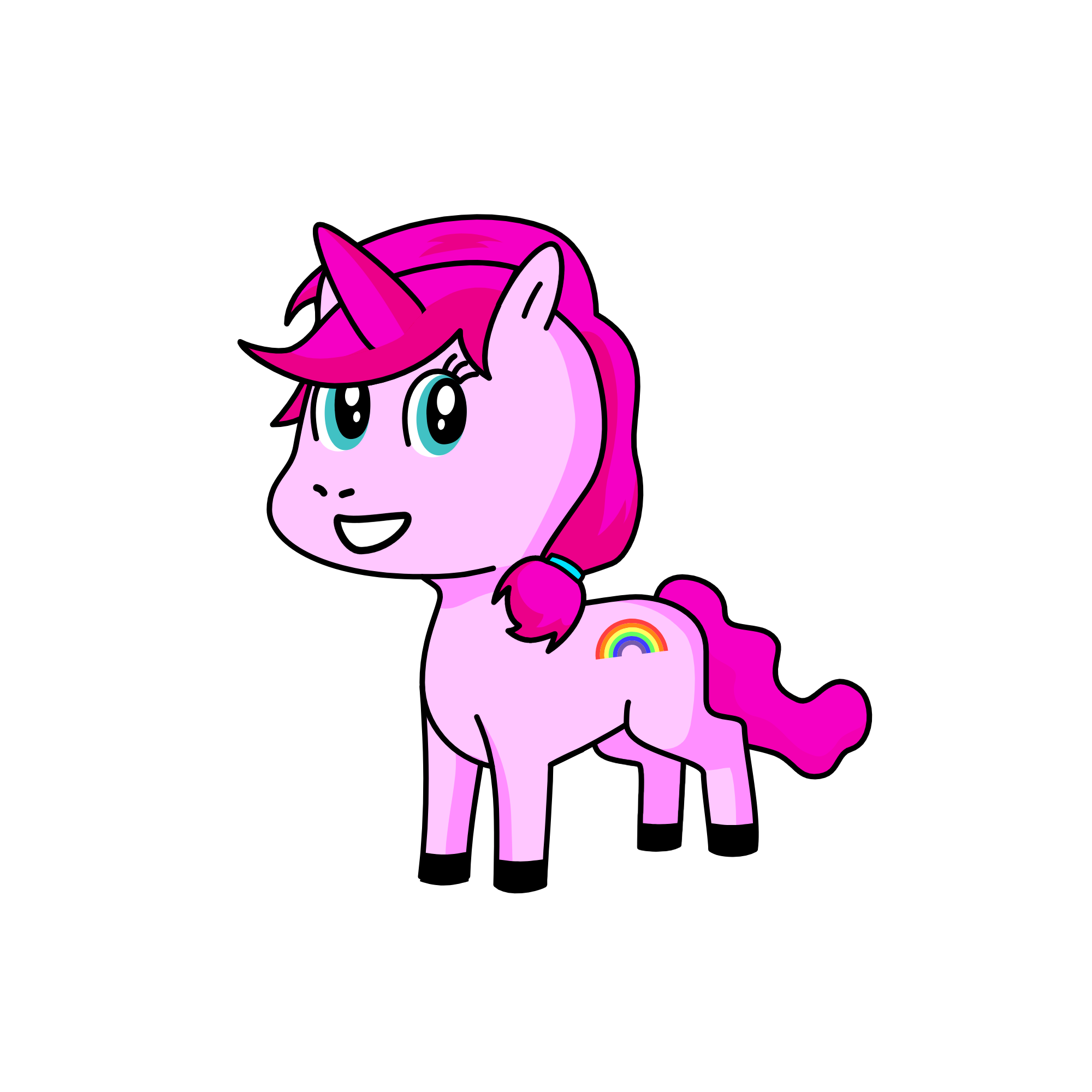 Pinkie pie, the unicorn