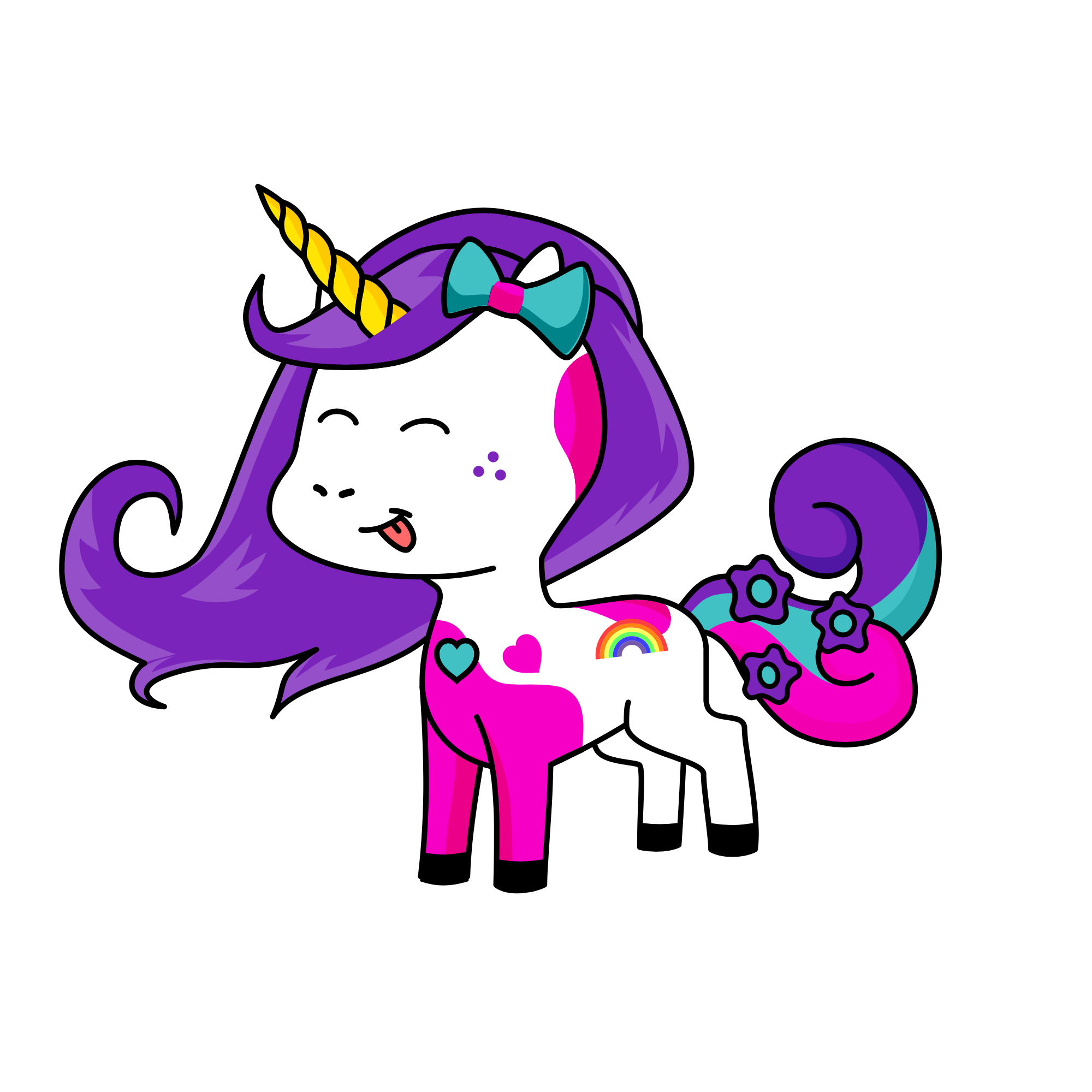 Cloudia, the unicorn