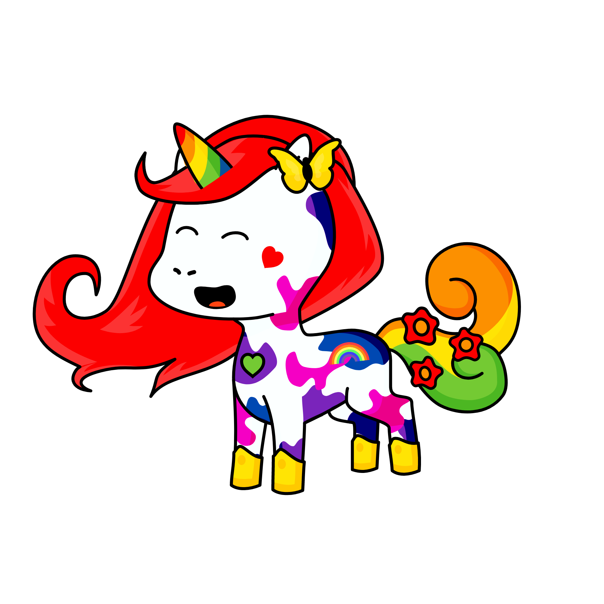 rainbow, the unicorn