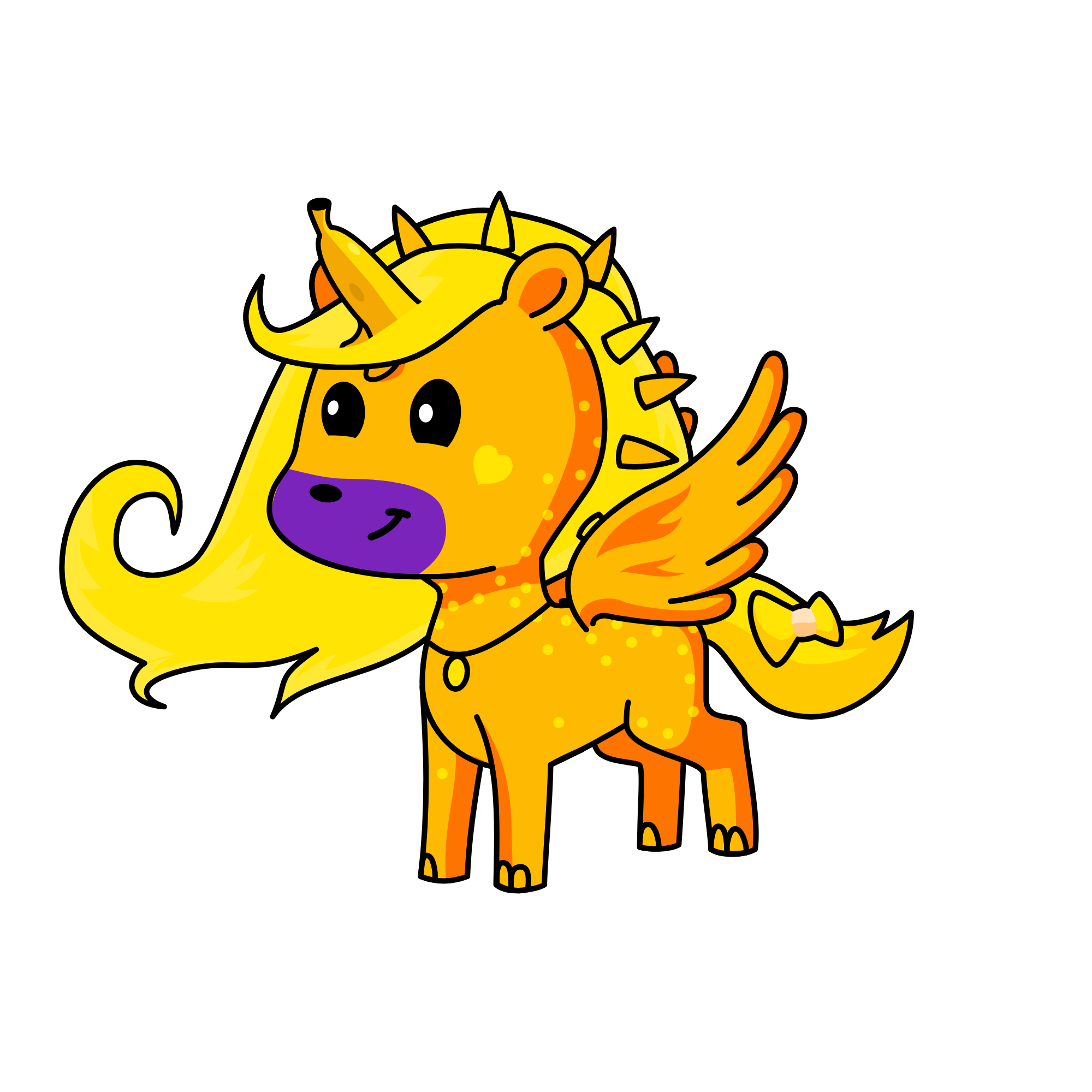 banana split>w<, the unicorn