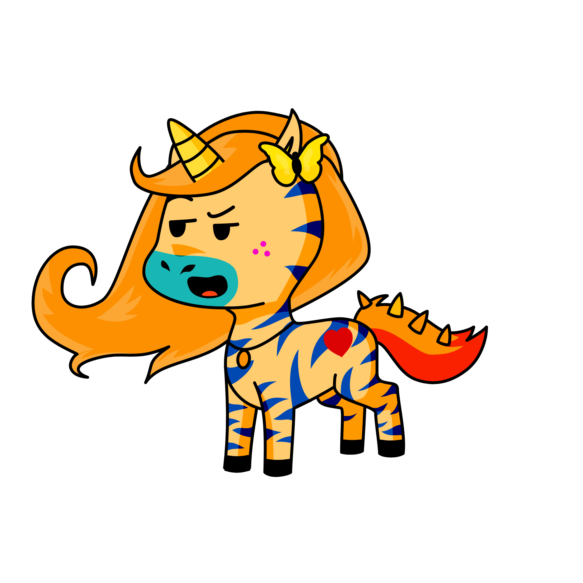 how to make other horns?, the unicorn