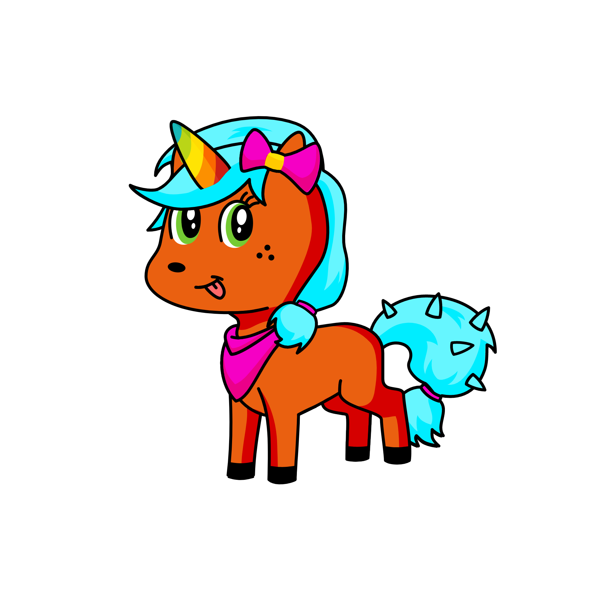 4, the unicorn