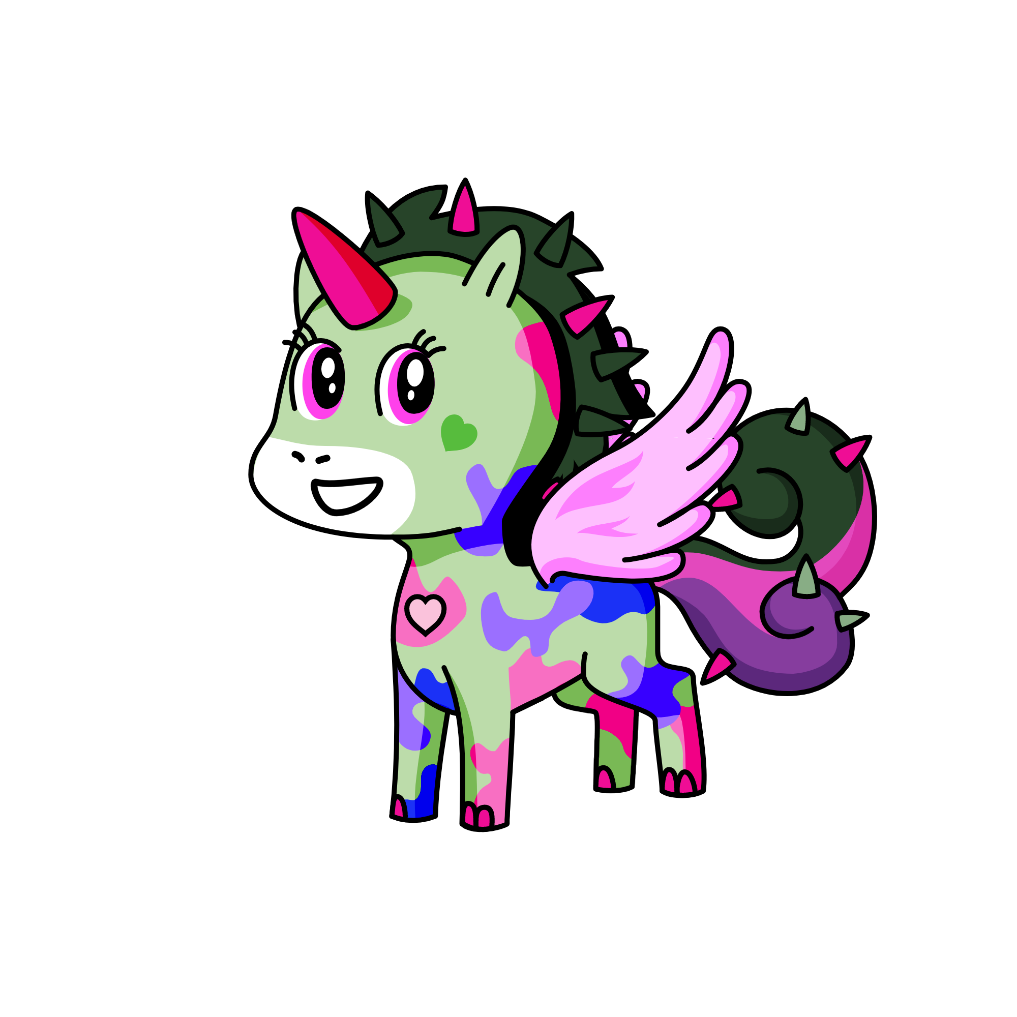 rose, the unicorn