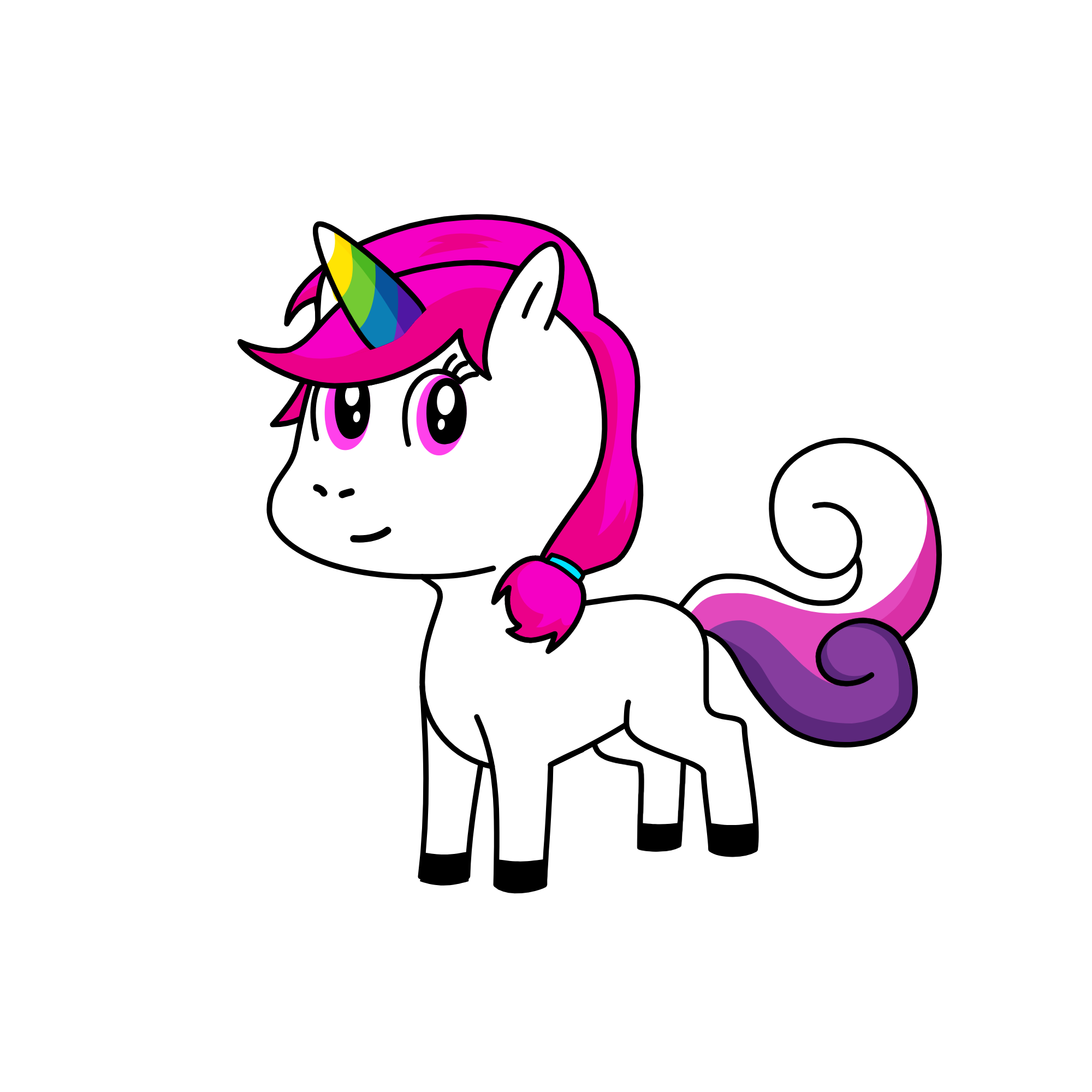 rose, the unicorn
