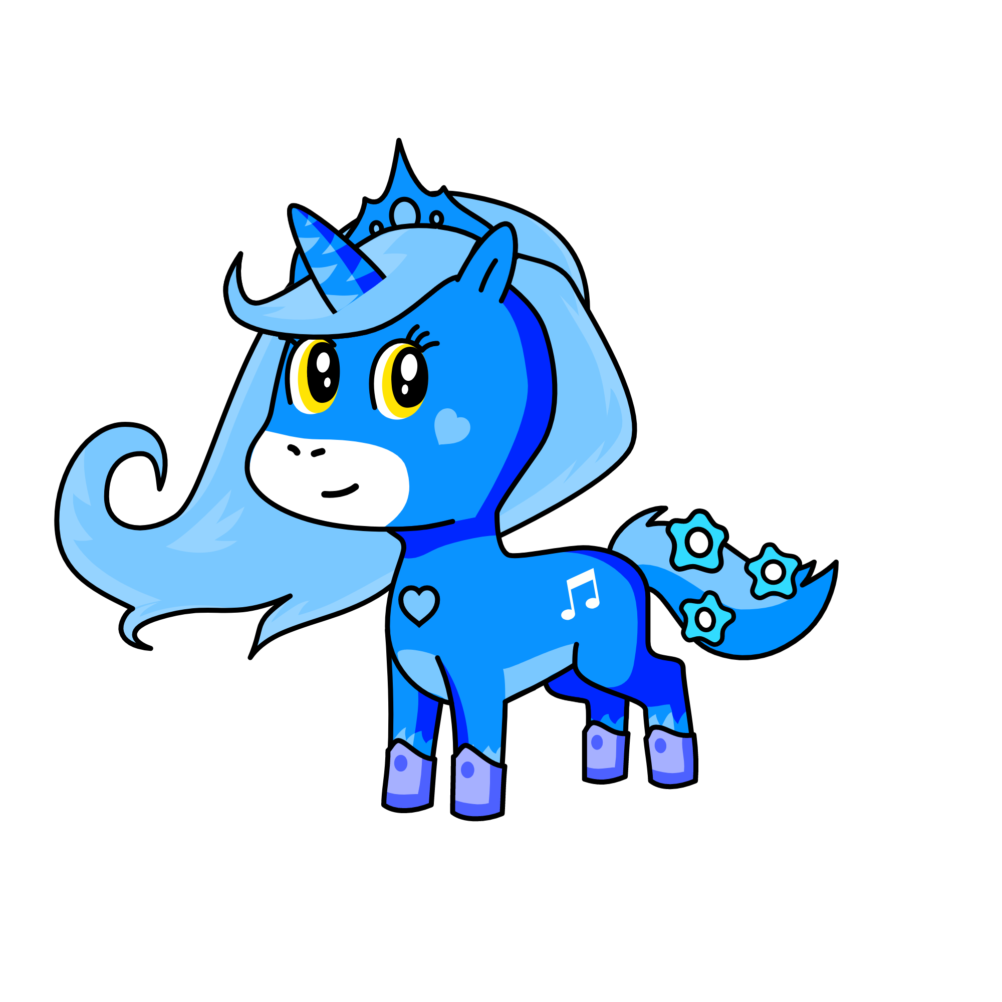 talia princess of xires, the unicorn