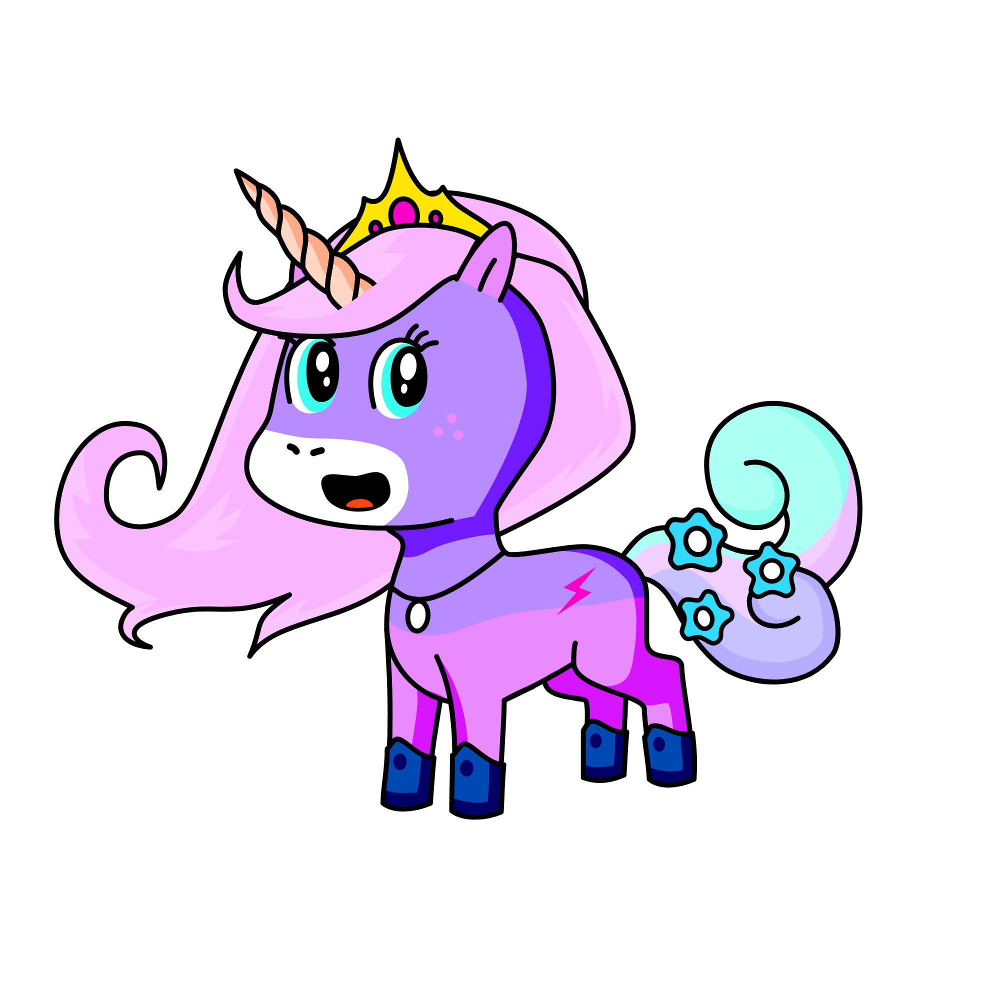 Prinsess Nicole , the unicorn