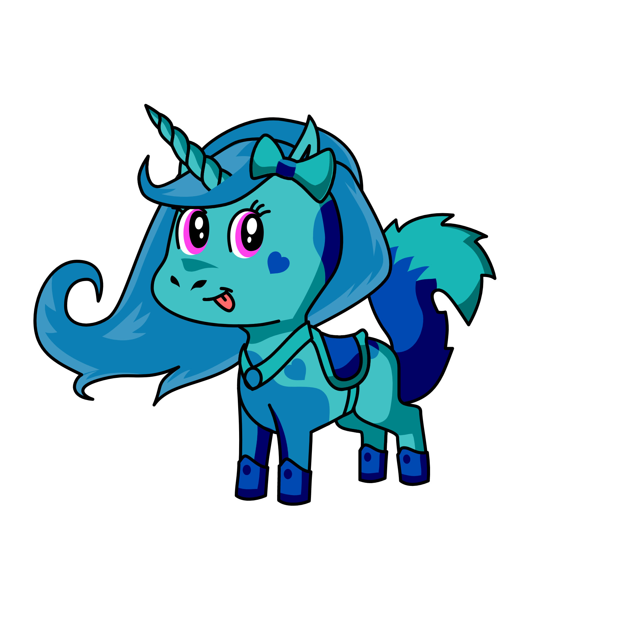 Aqua, the unicorn