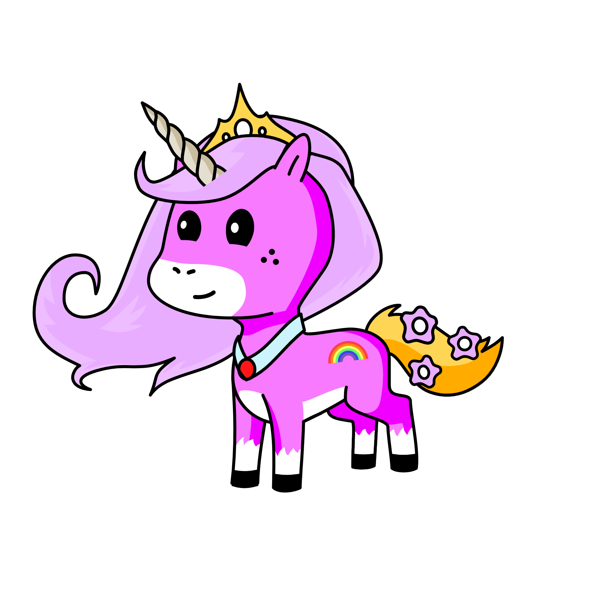 M, the unicorn