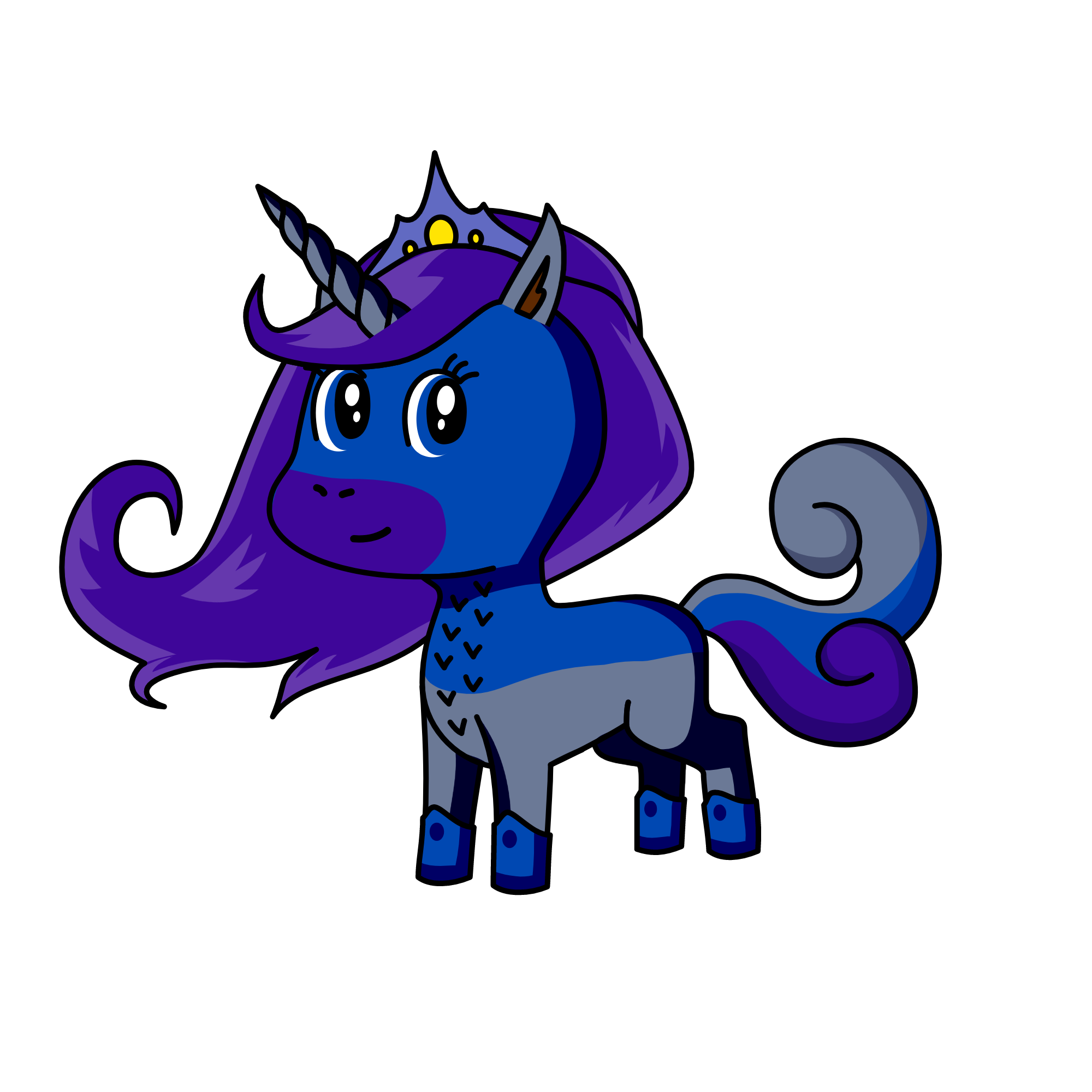 Midnight, the unicorn
