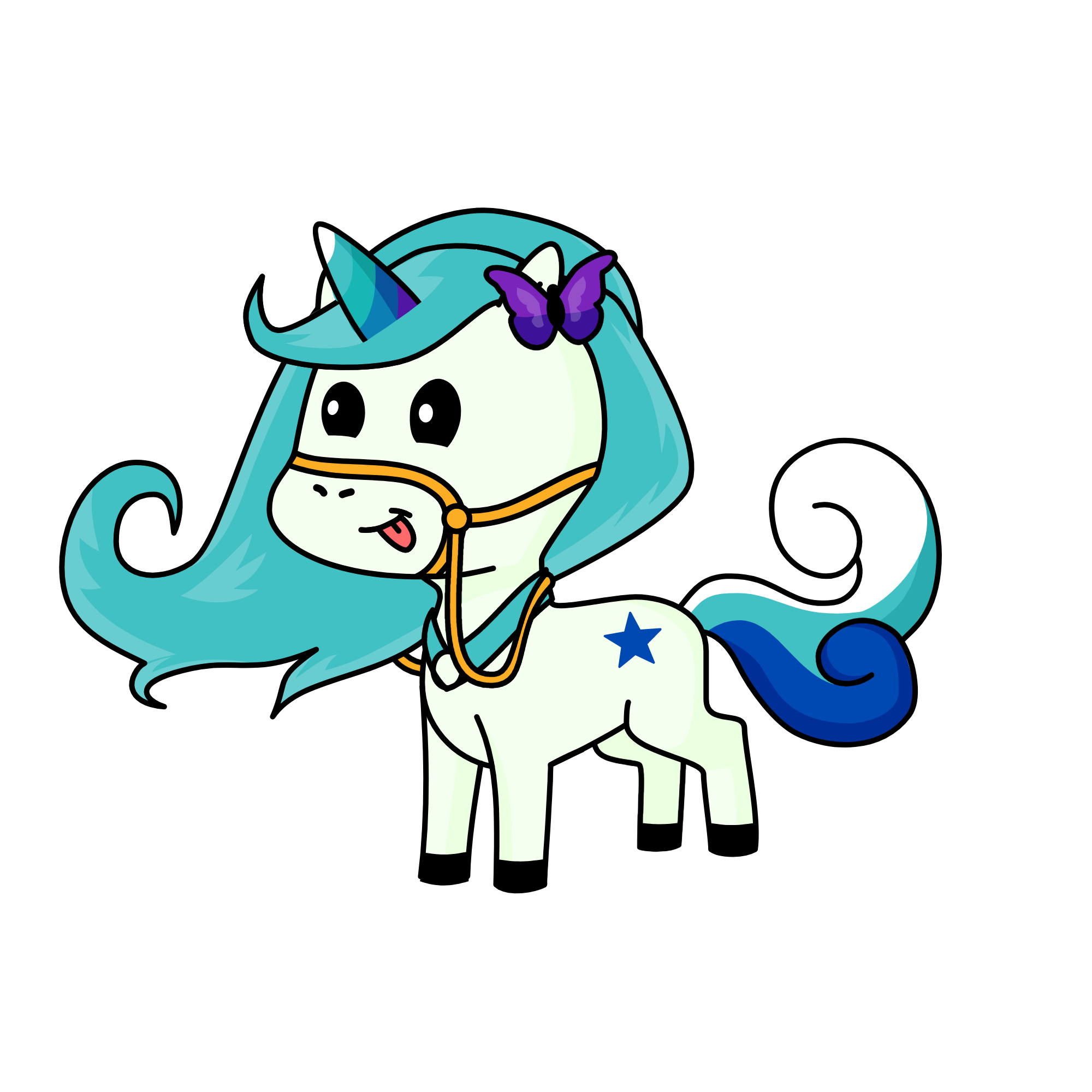 Snowy, the unicorn