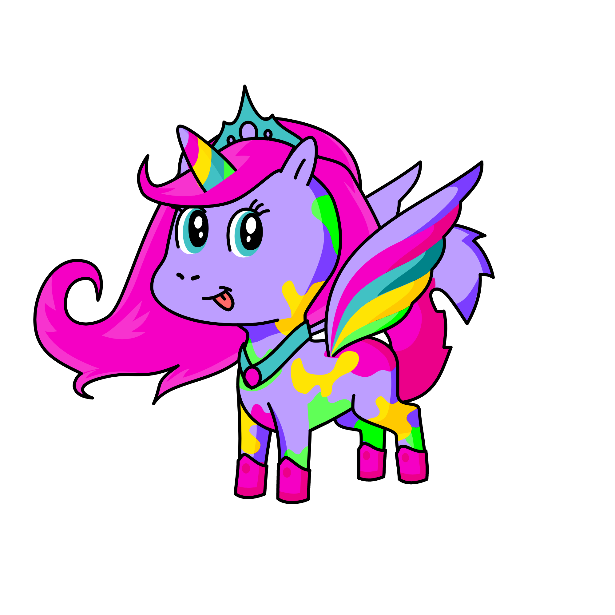 Uni Rainha, the unicorn