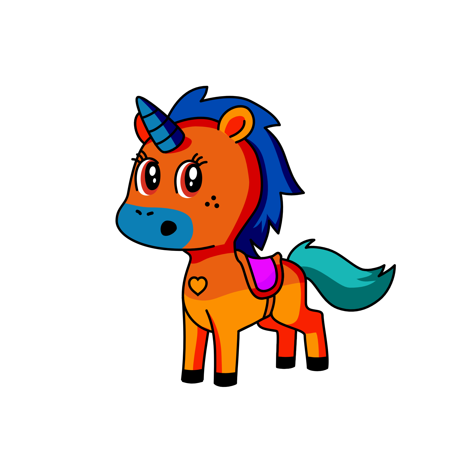 poop, the unicorn