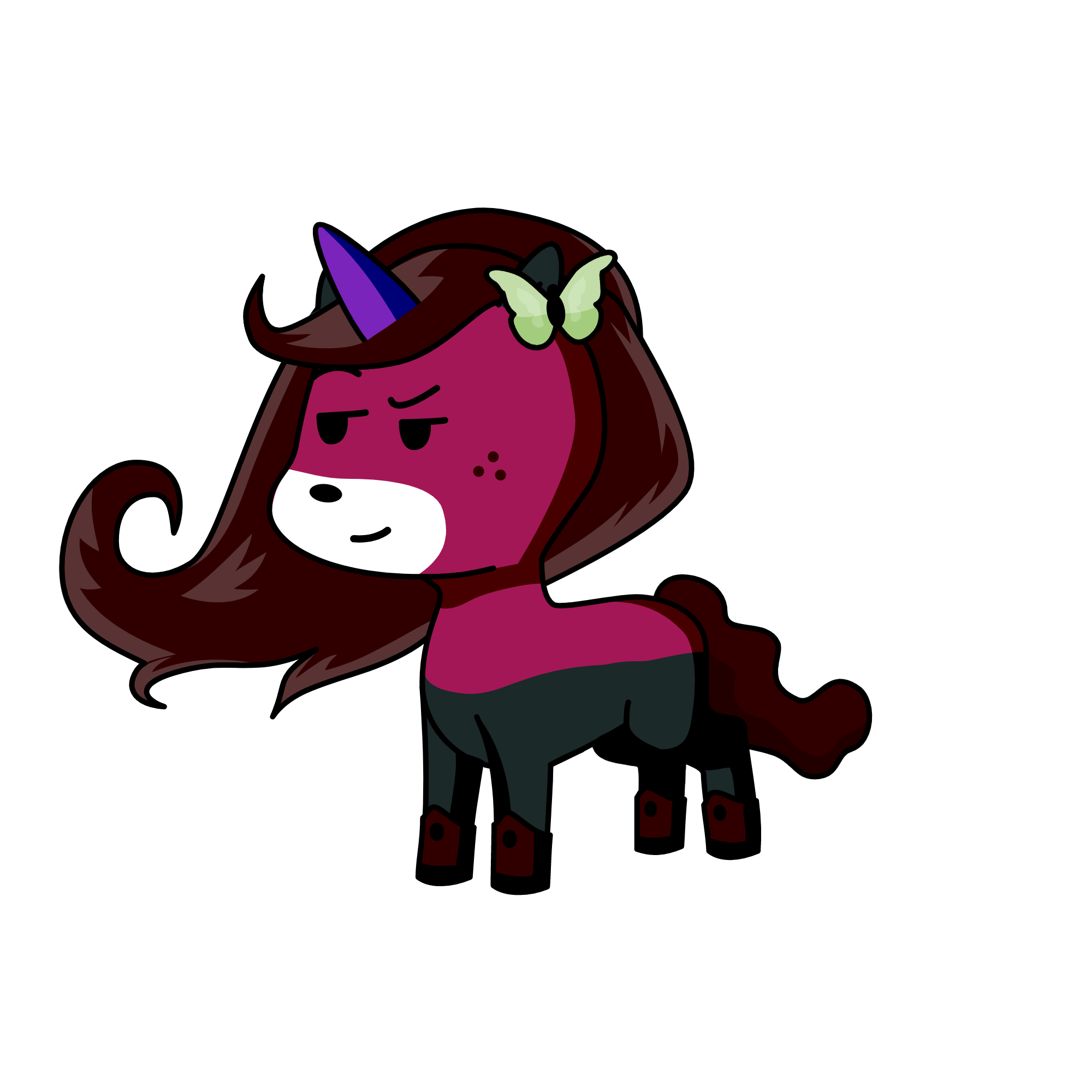 Dahliya, the unicorn