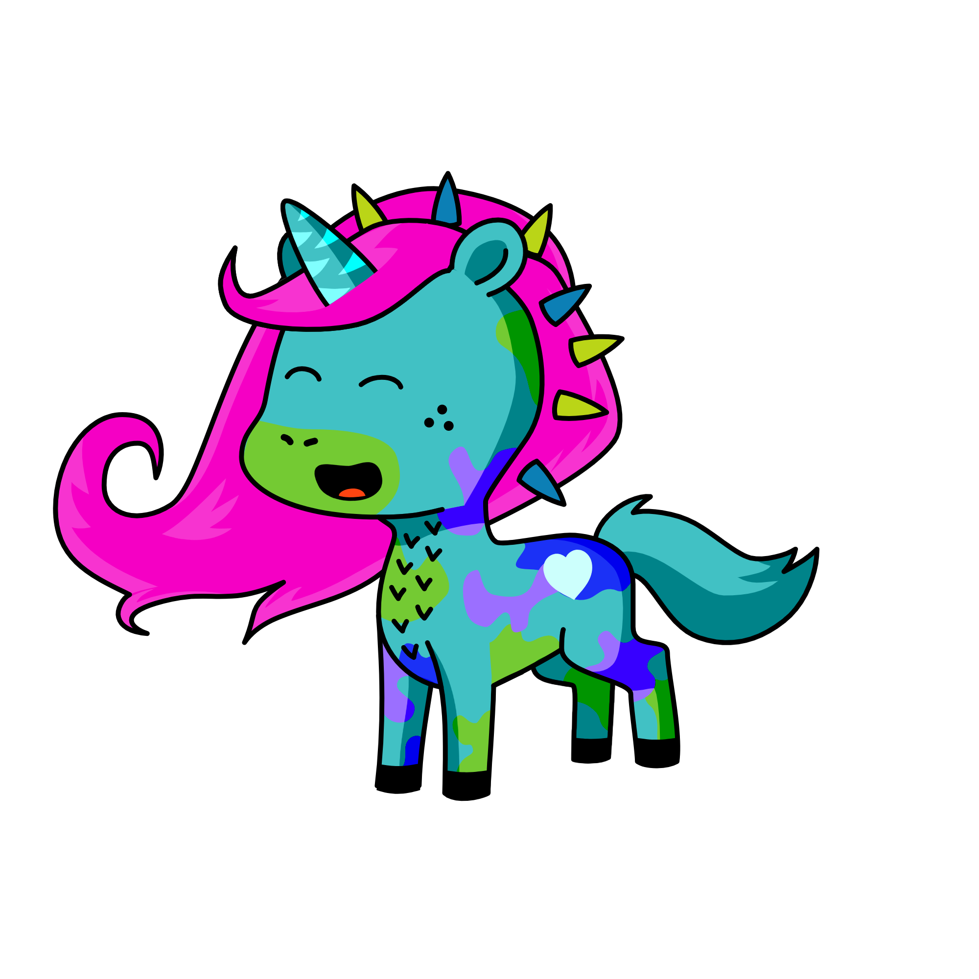 sally, the unicorn