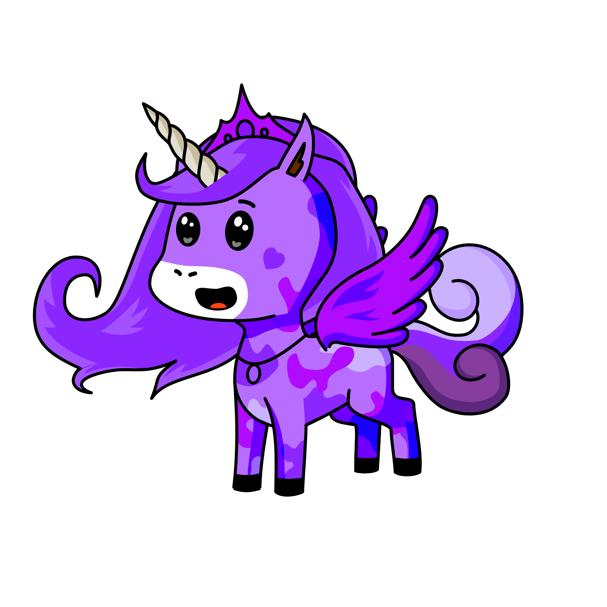 Princess Lavender, the unicorn