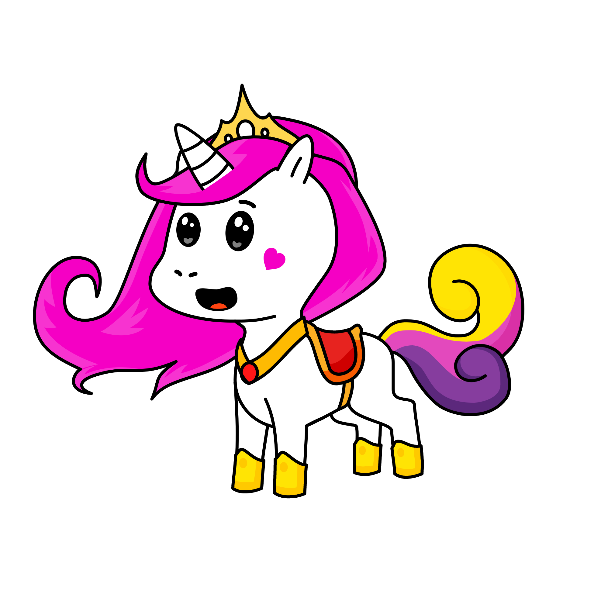 Princess HeartMark, the unicorn