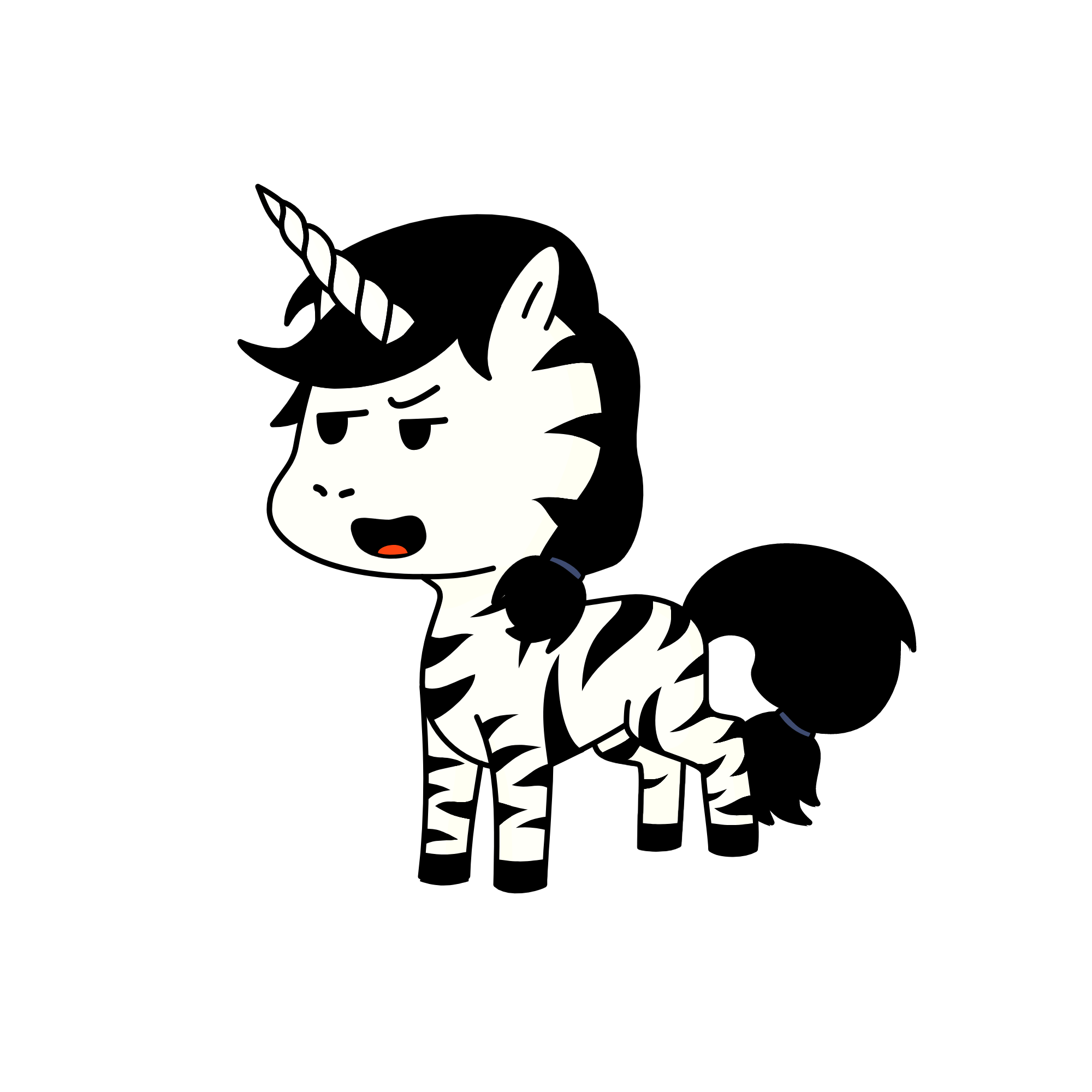Zebra, the unicorn