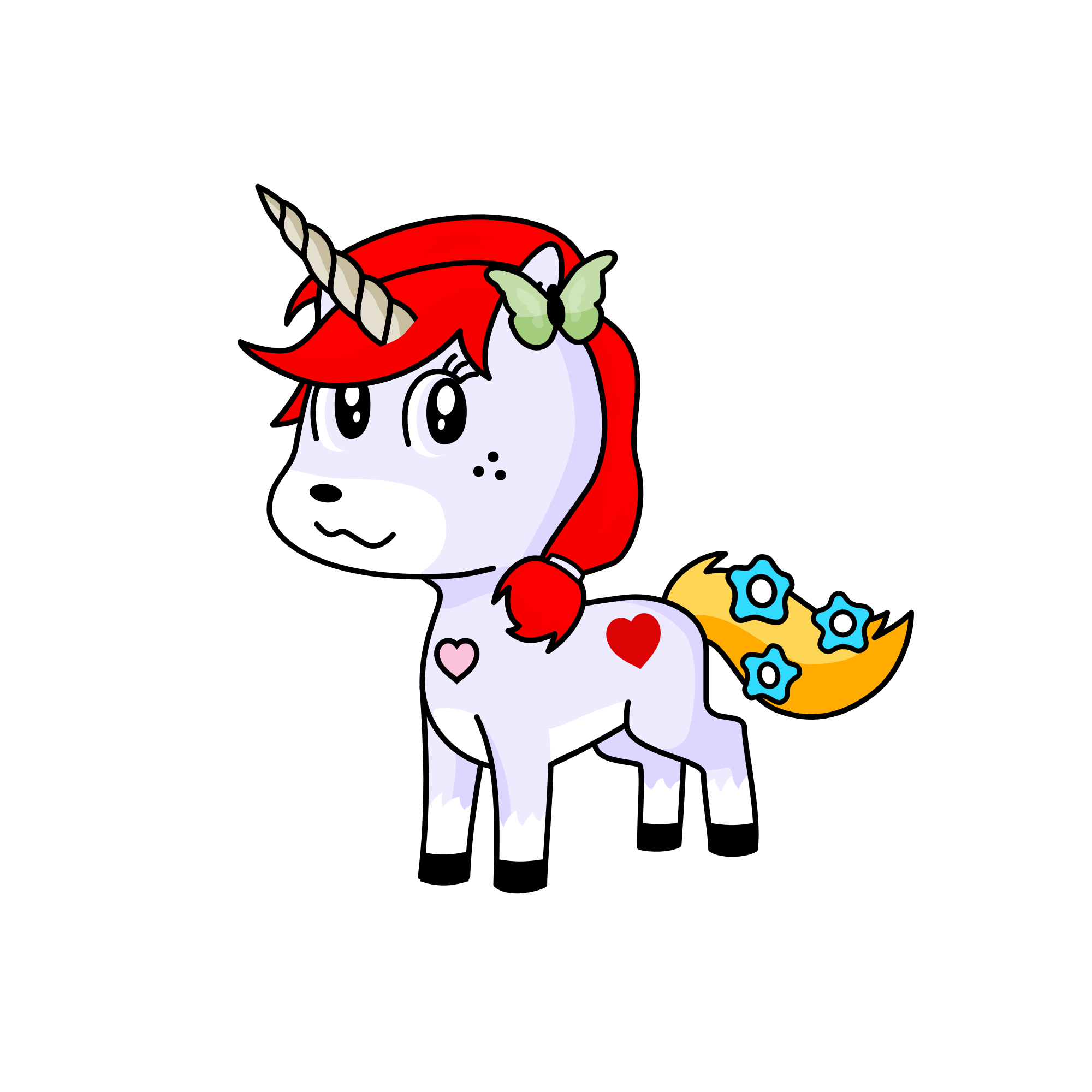 comma, the unicorn