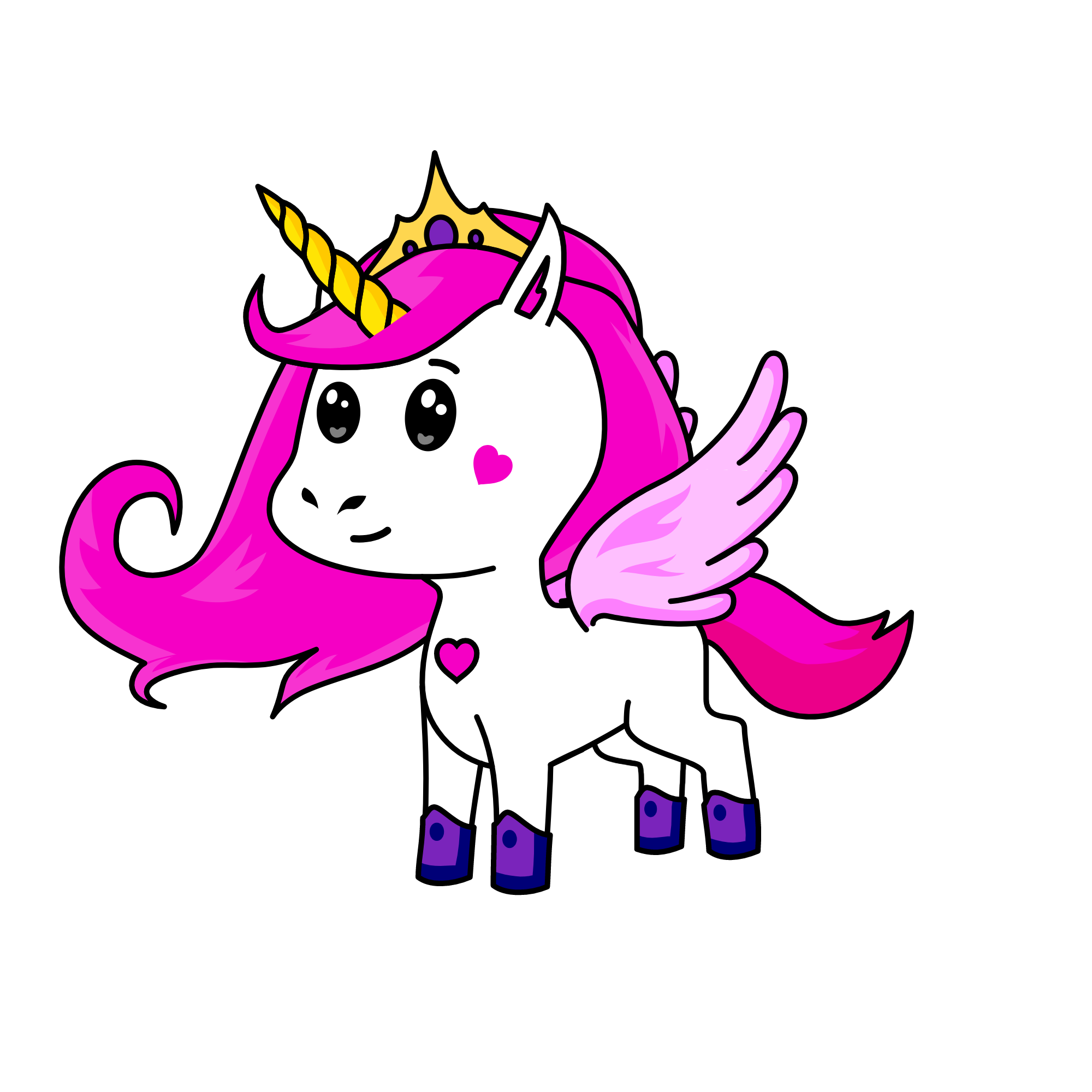 pinky royale, the unicorn
