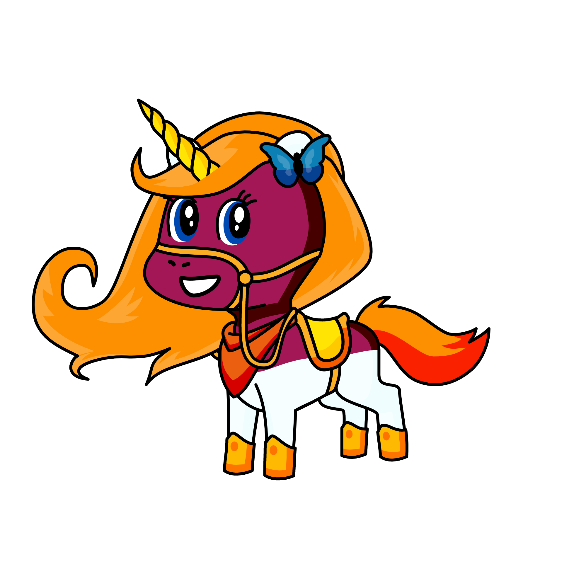 Speedella, the unicorn