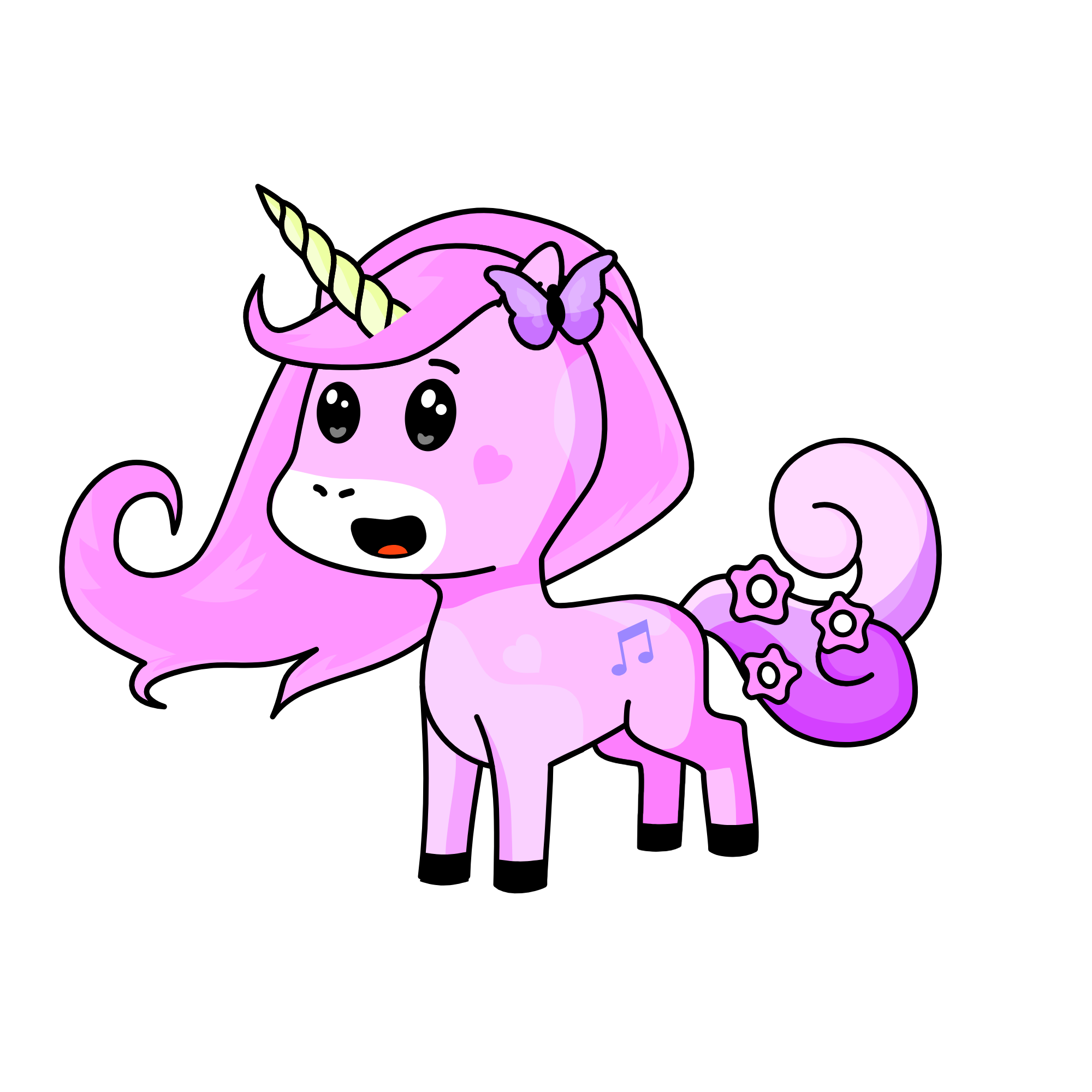 Kitty candy, the unicorn