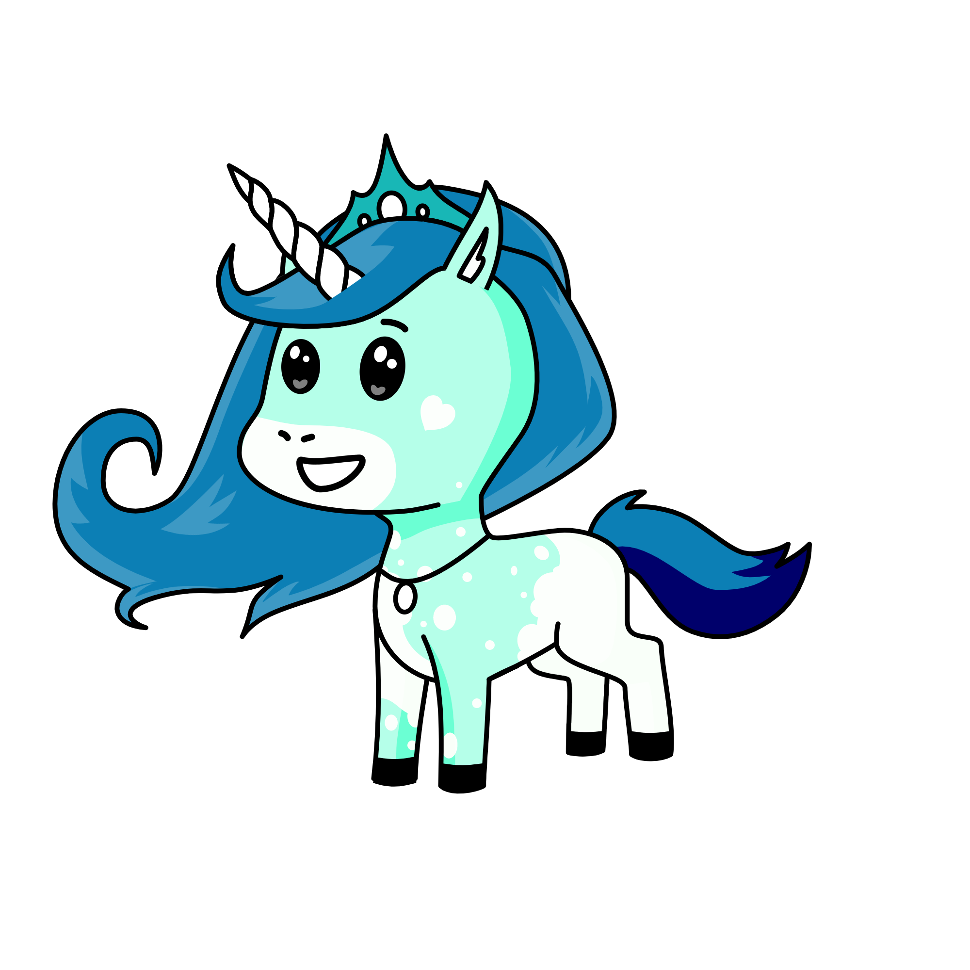 snow queen, the unicorn