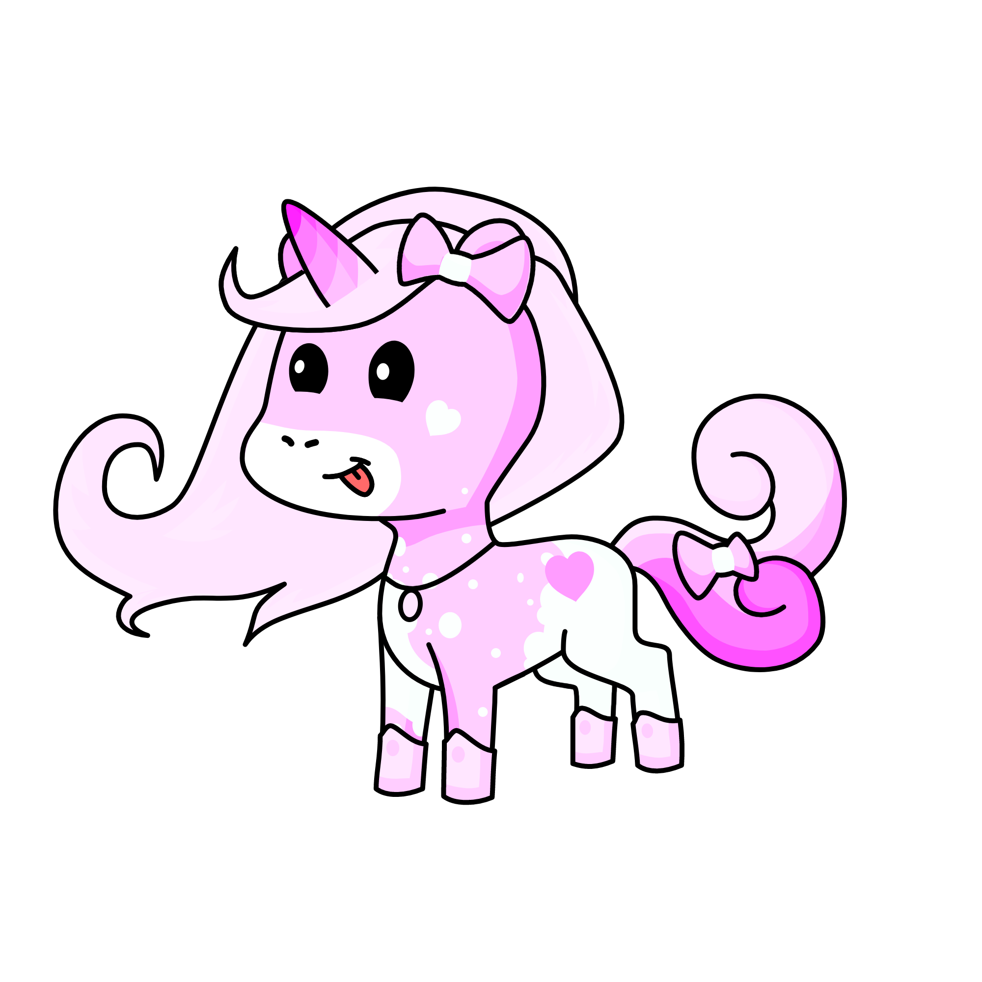 Strawberry, the unicorn