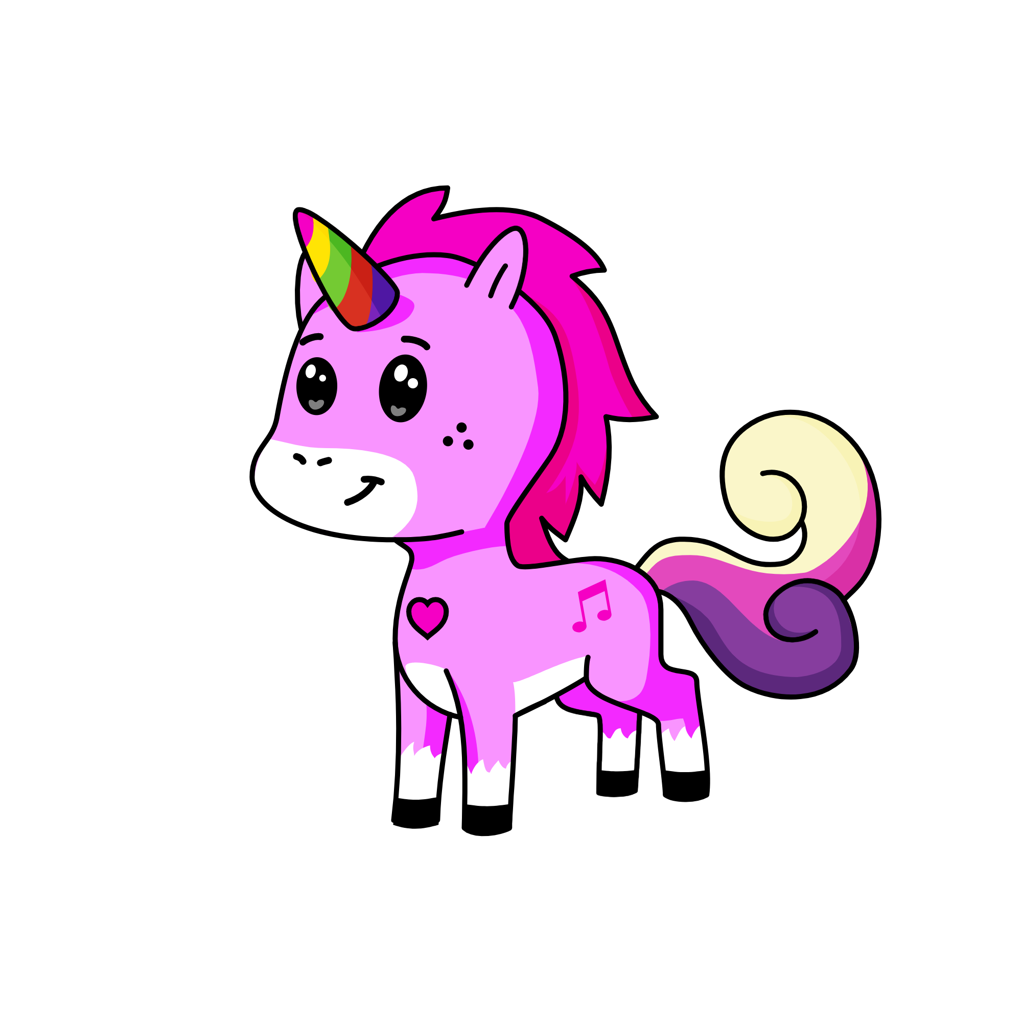 rainbow, the unicorn