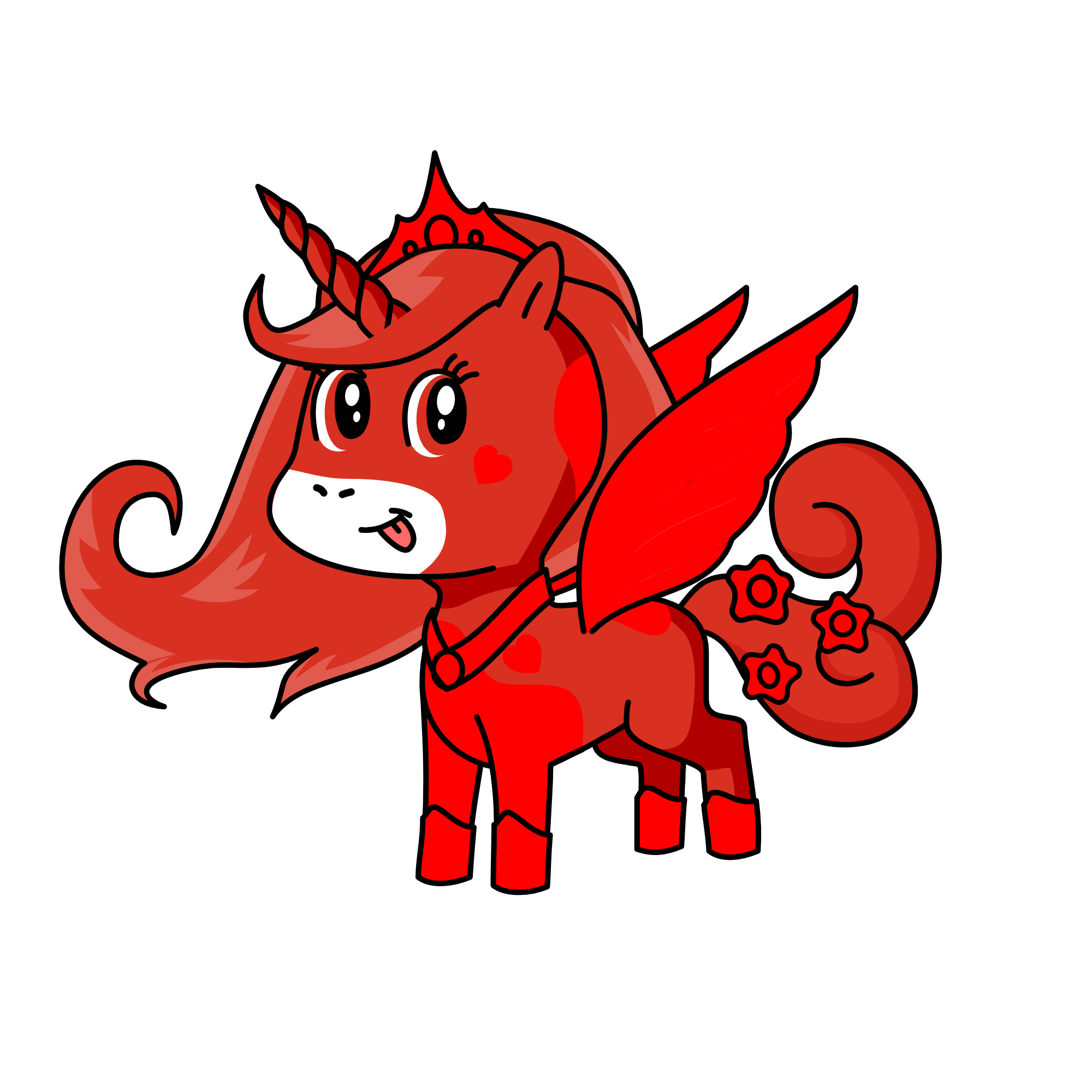Fire Heart, the unicorn