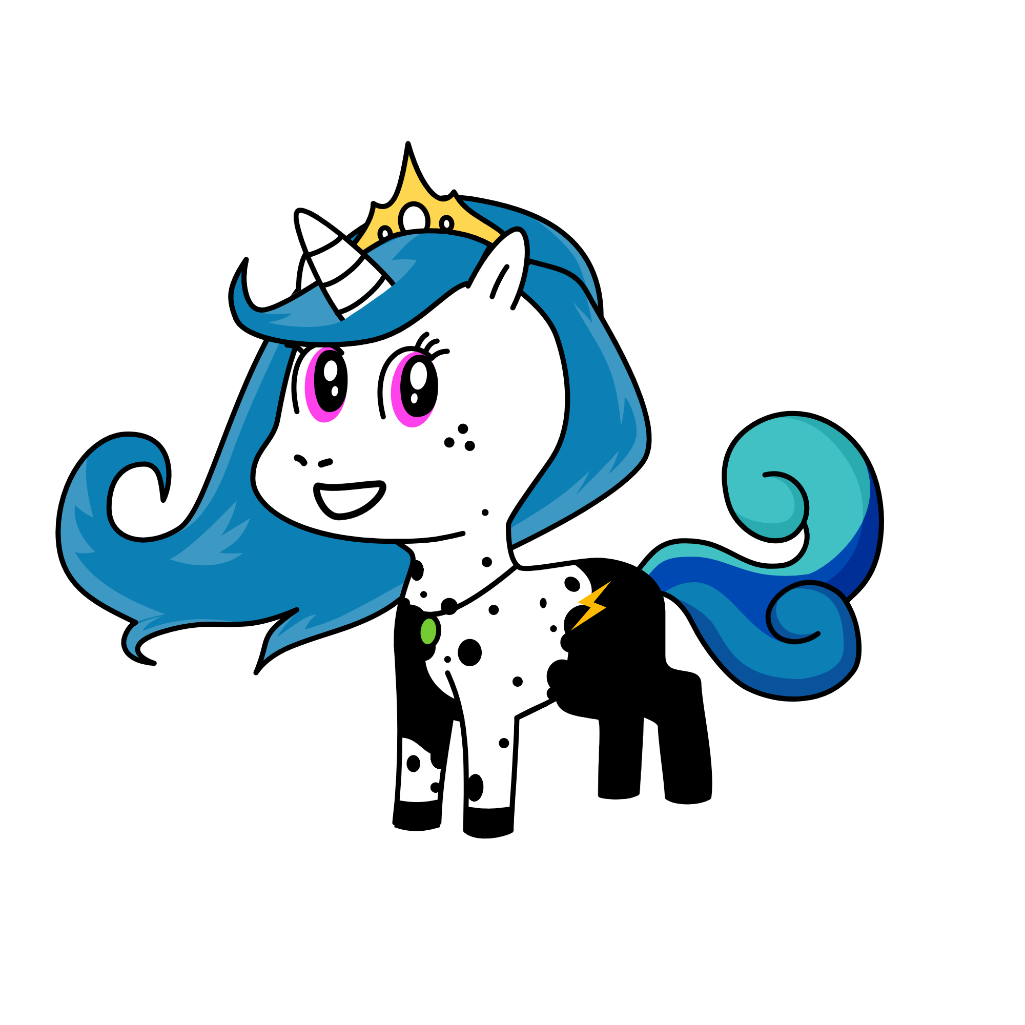 jade, the unicorn
