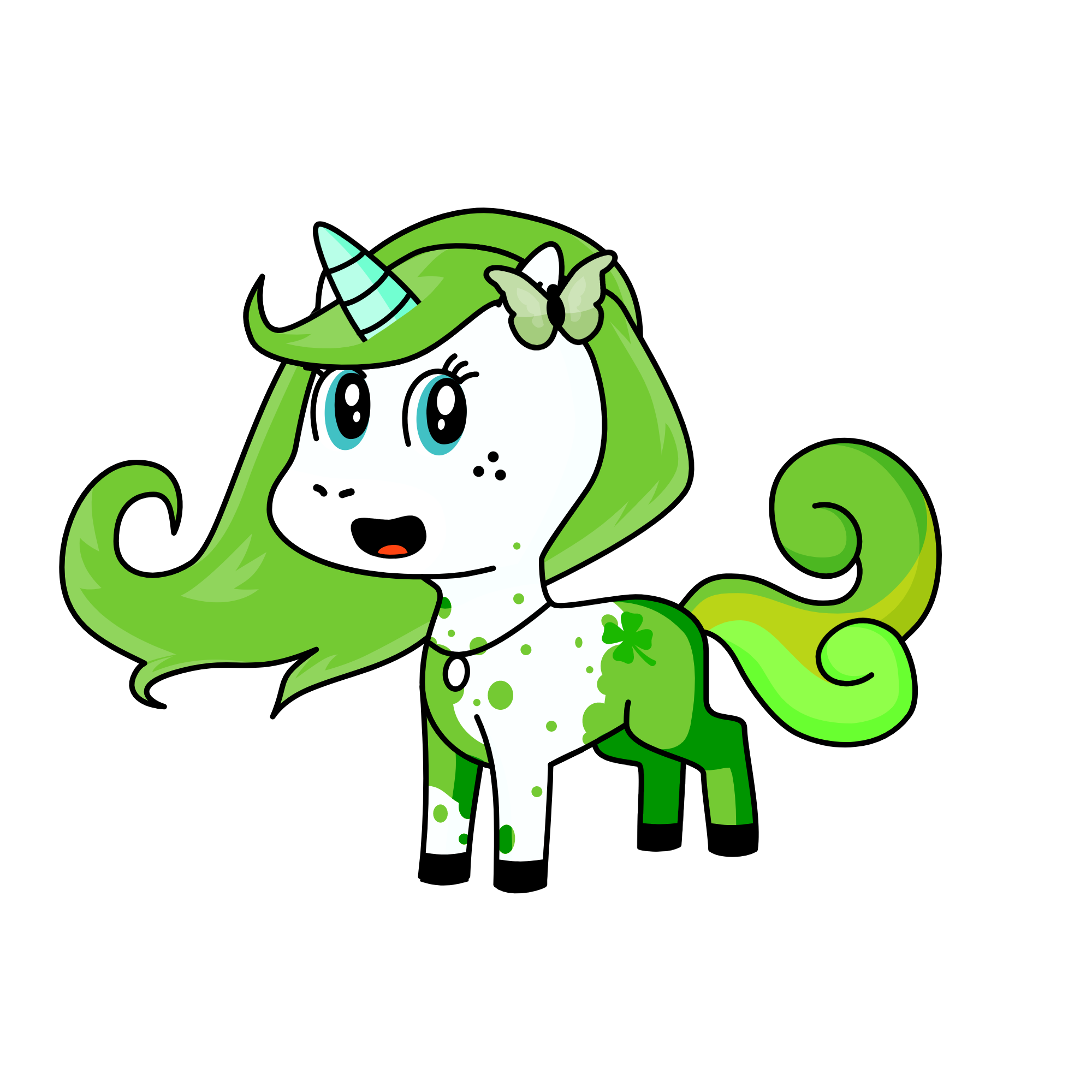 clover , the unicorn