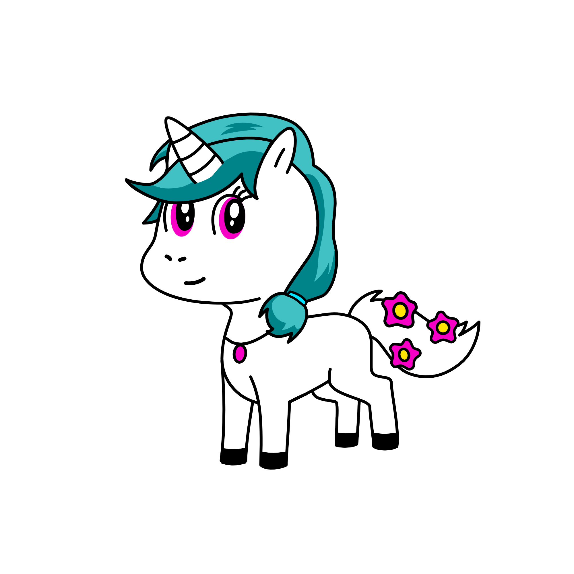 bluey, the unicorn