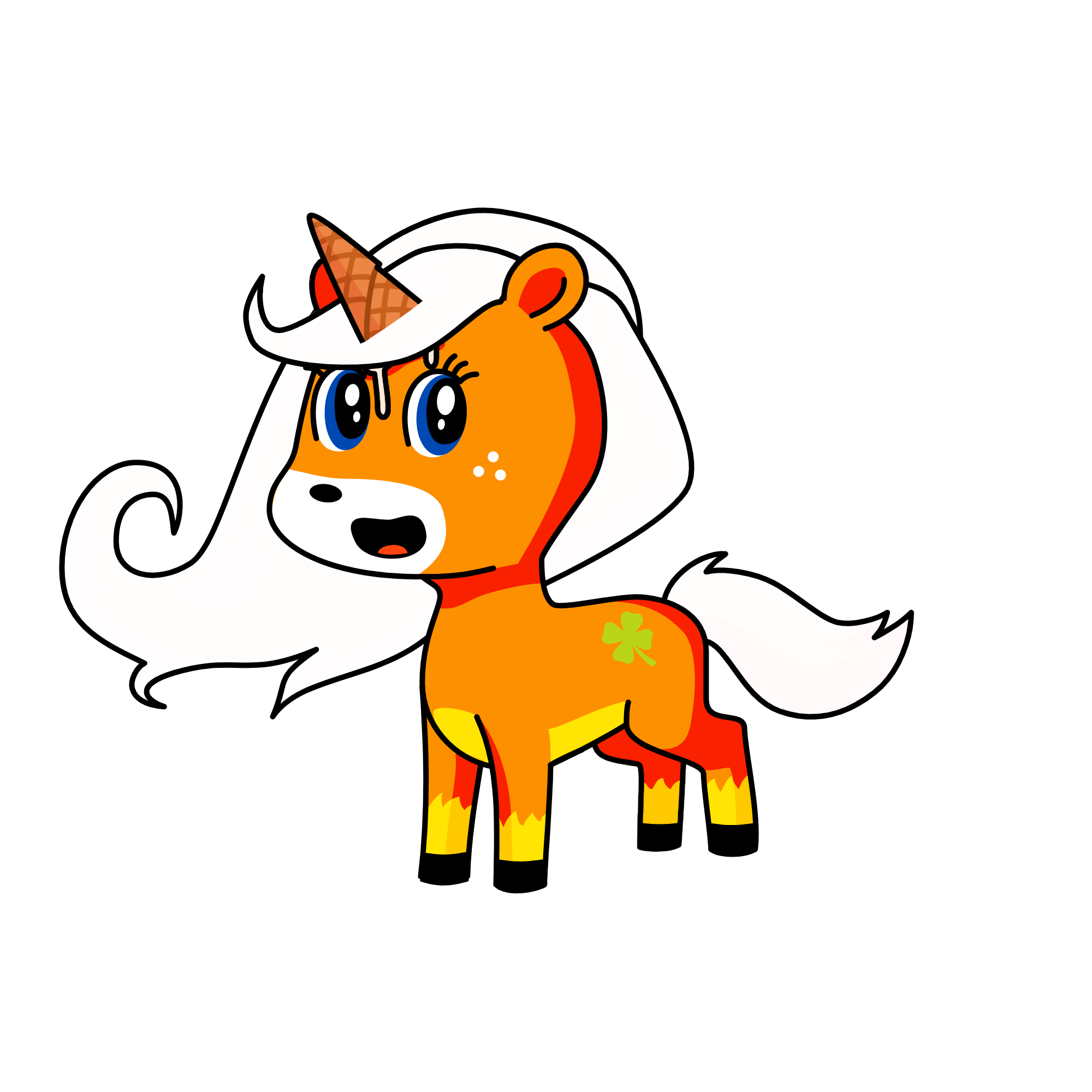 ice cream, the unicorn