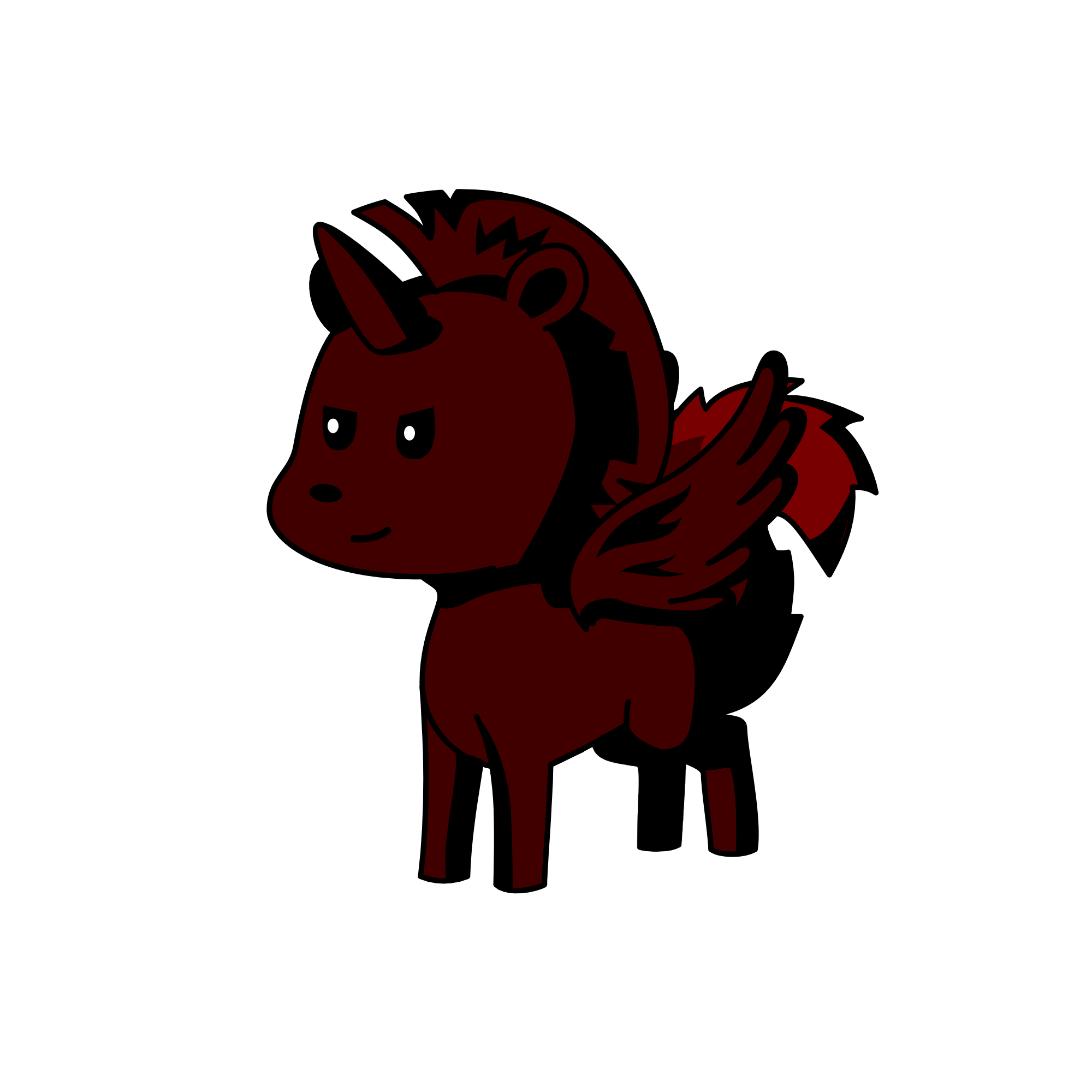 Frying grizzly bear, the unicorn