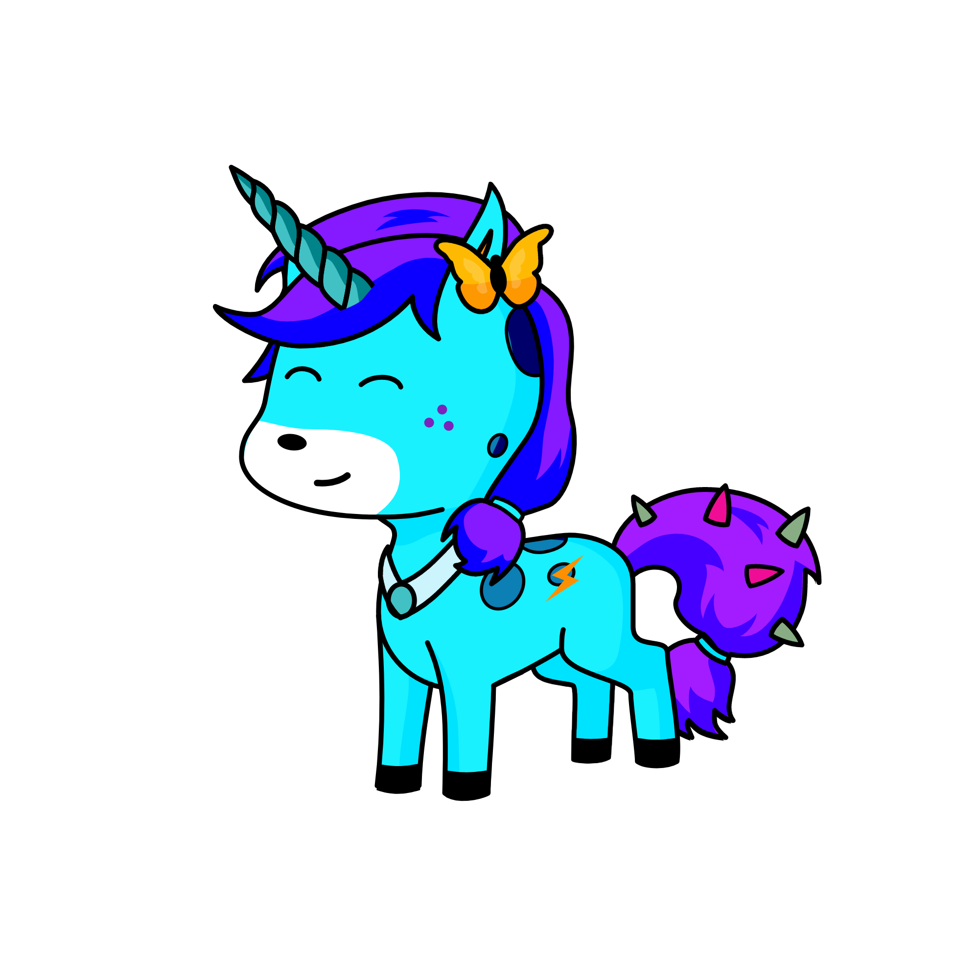 Sky, the unicorn