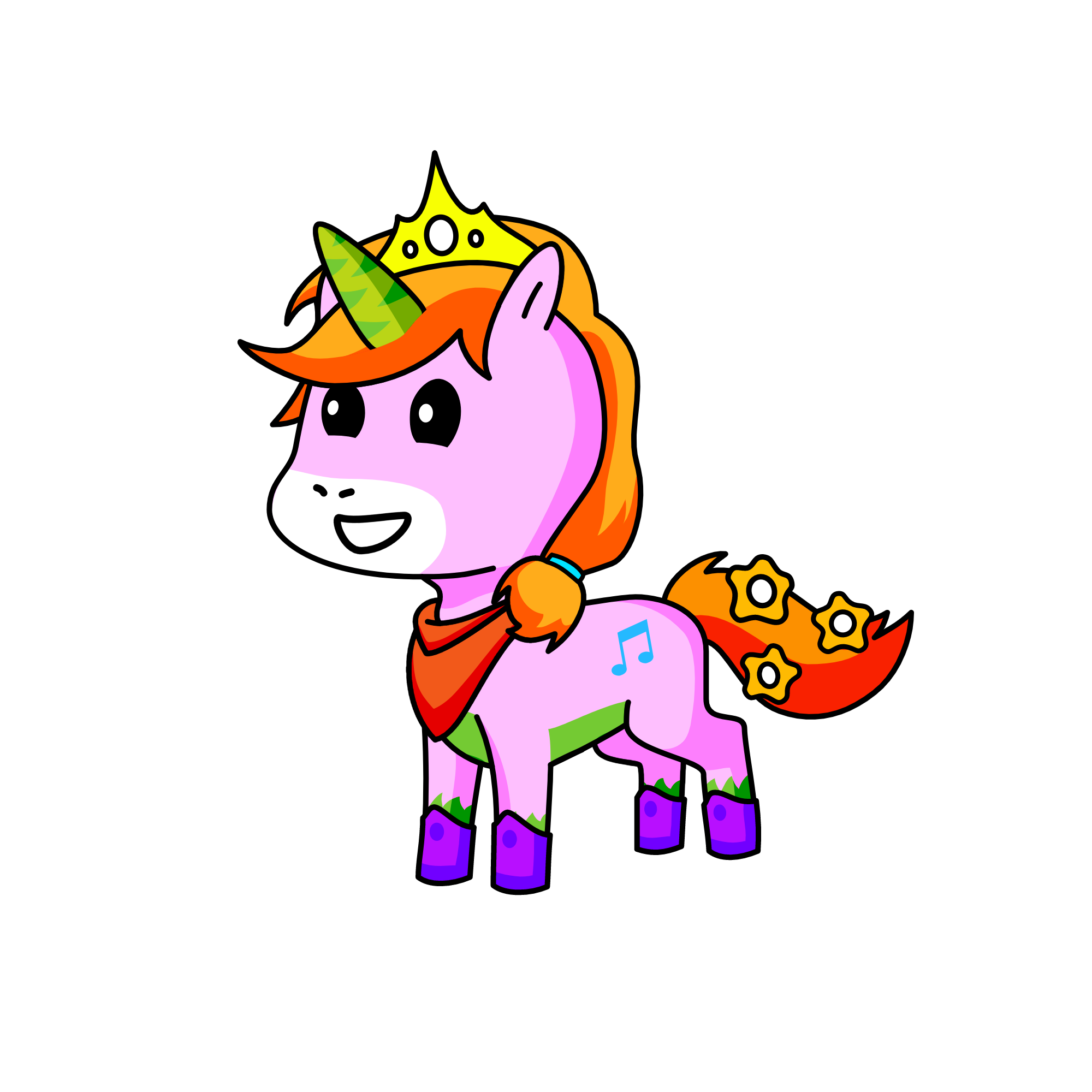 Menalie, the unicorn