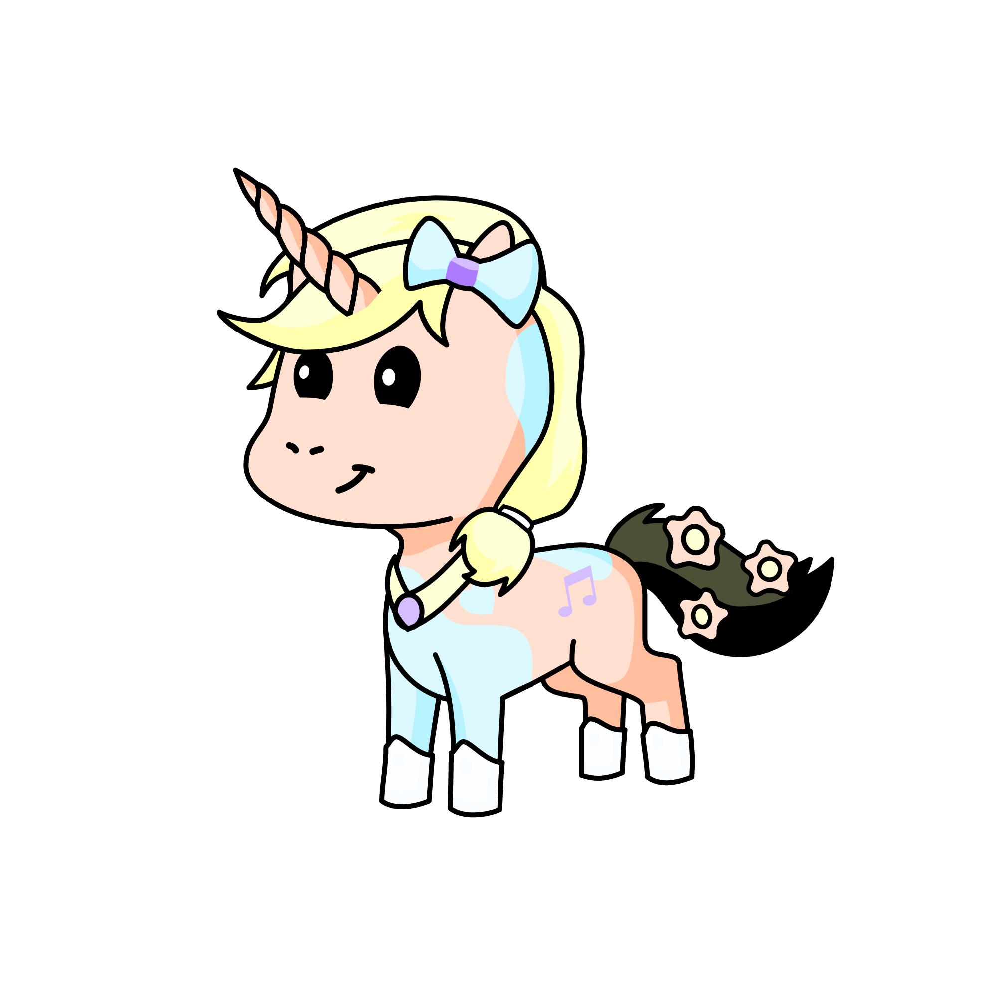 Pastel, the unicorn