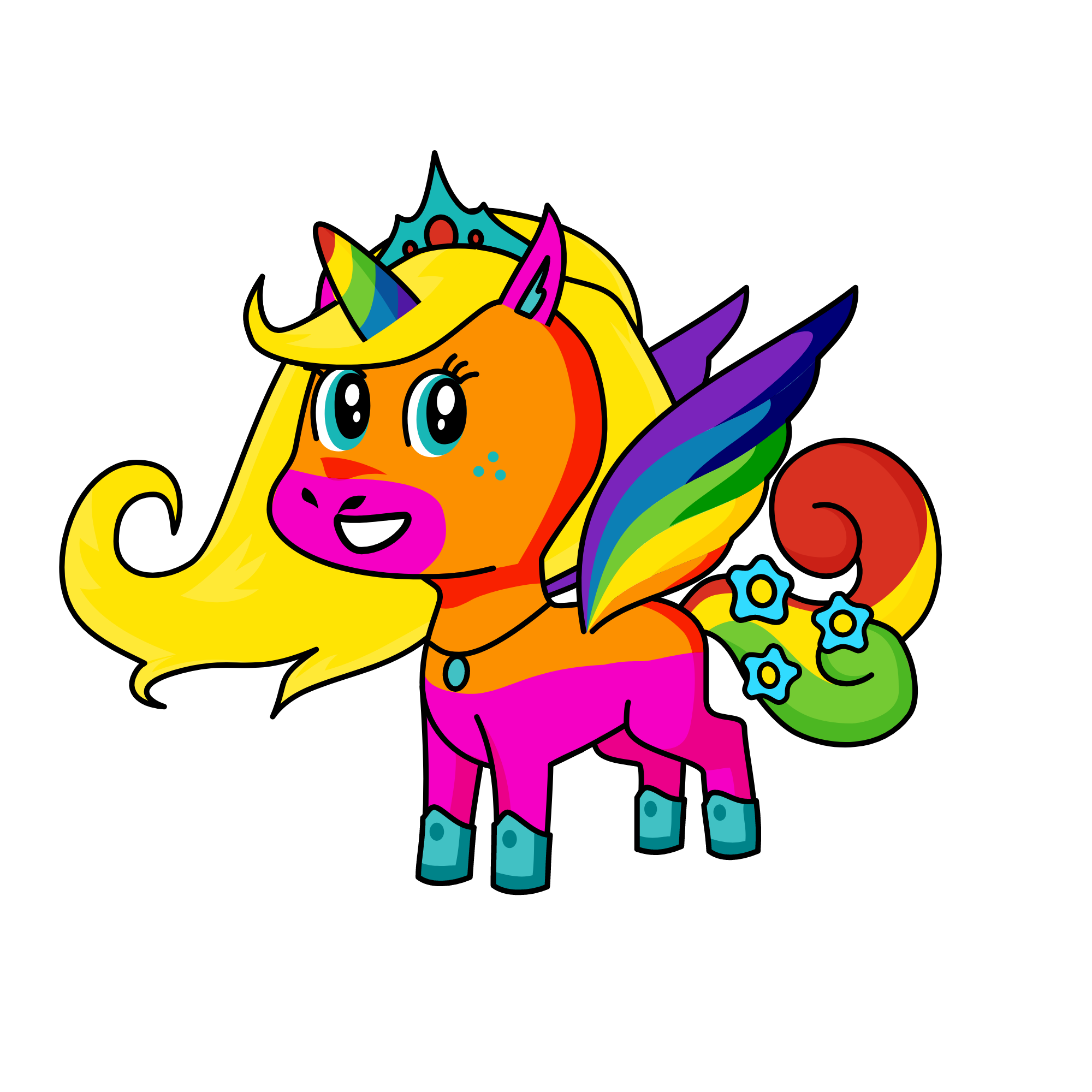 rainha do arcoiris, the unicorn